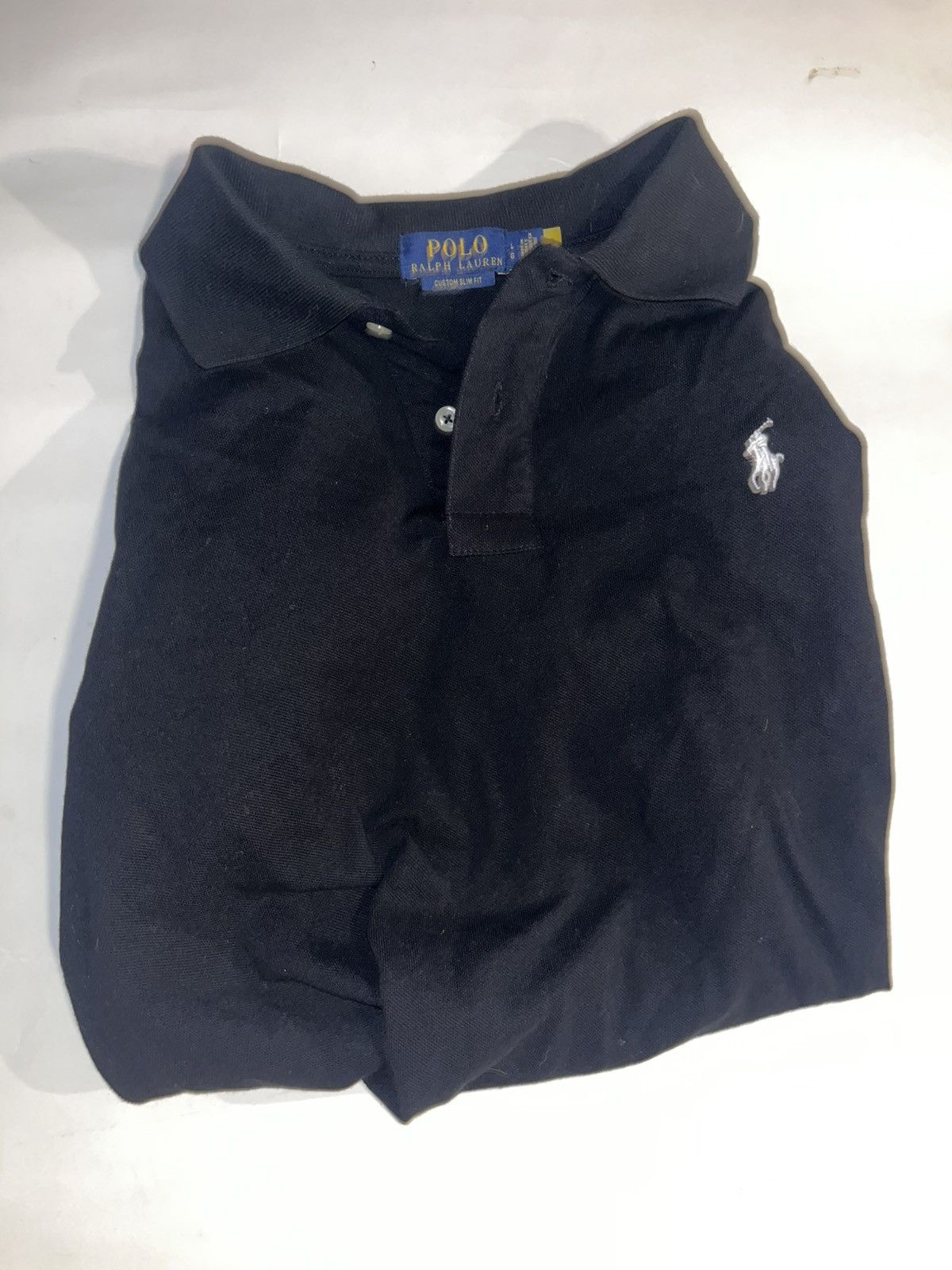 Polo Ralph Lauren Polo Ralph Lauren Black Colard shirt Size US L / EU 52-54 / 3 - 3 Thumbnail