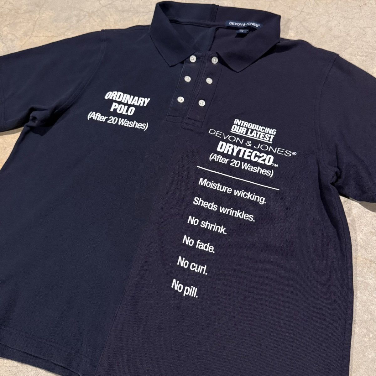Vintage Crazy Vintage Salesman Sample Split Seam Polo Collared Shirt Size US L / EU 52-54 / 3 - 3 Thumbnail