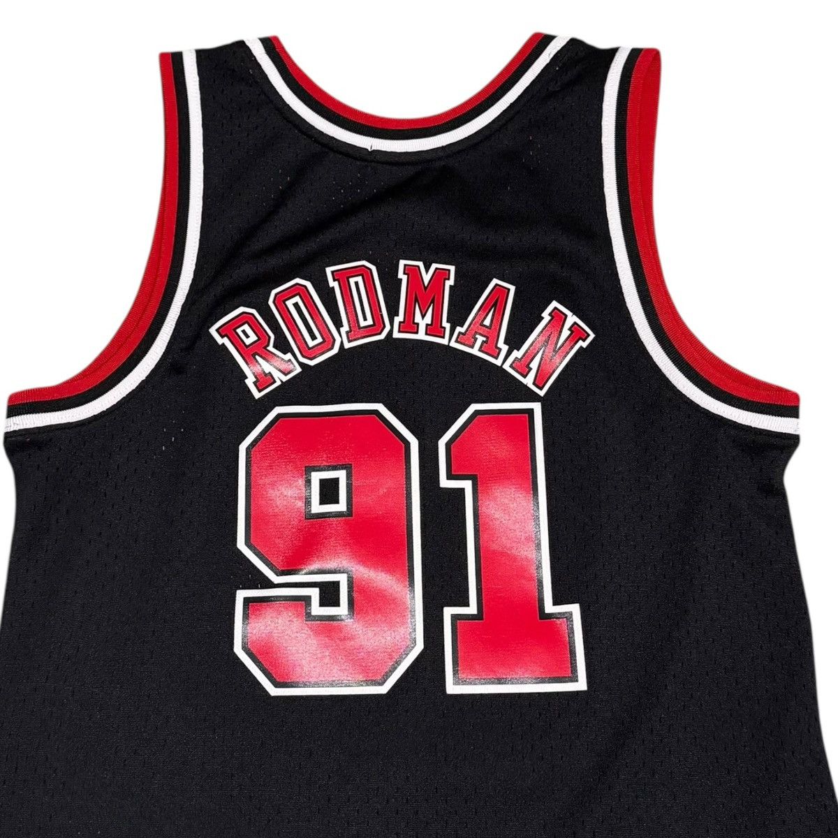 Mitchell & Ness Mitchell & Ness Chicago Bulls #91 Dennis Rodman Jersey M Size M / US 6-8 / IT 42-44 - 5 Thumbnail