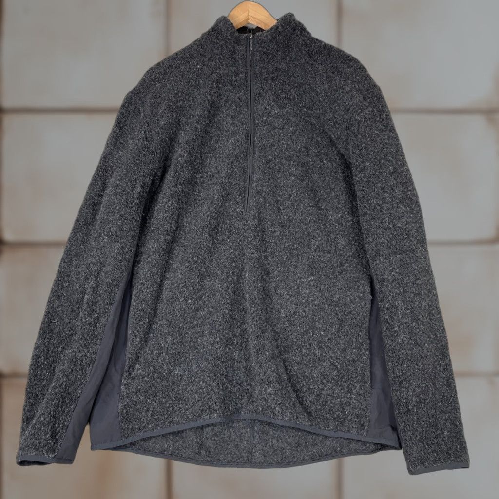 Lululemon VINTAGE Lululemon Tundra Trek Quarter Zip Pullover Mens XL Gray Wool Blend Fleece Jacket Size US XL / EU 56 / 4 - 1 Thumbnail