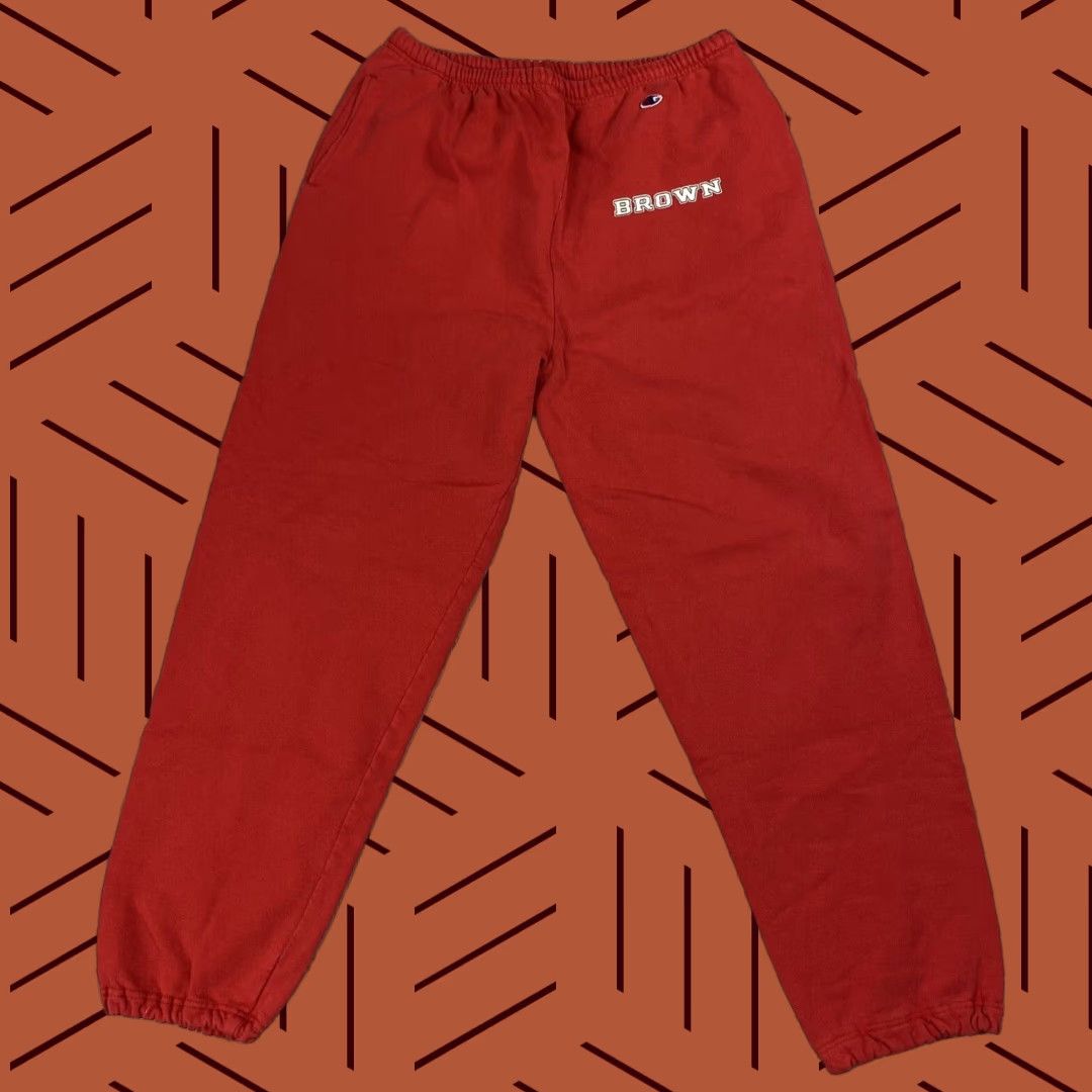 Champion VINTAGE CHAMPION SWEATPANTS BROWN UNIVERSITY RED LOGO MADE IN USA XL 80S 90S Size US 36 / EU 52 - 1 Thumbnail