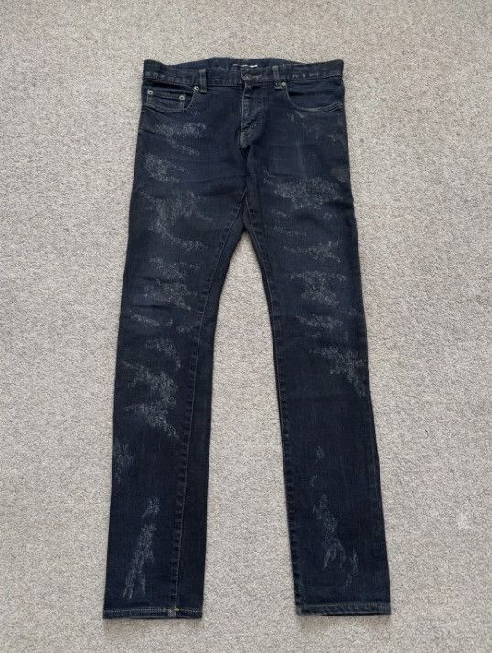 Hedi Slimane × Saint Laurent Paris Rare FW13 Distressed