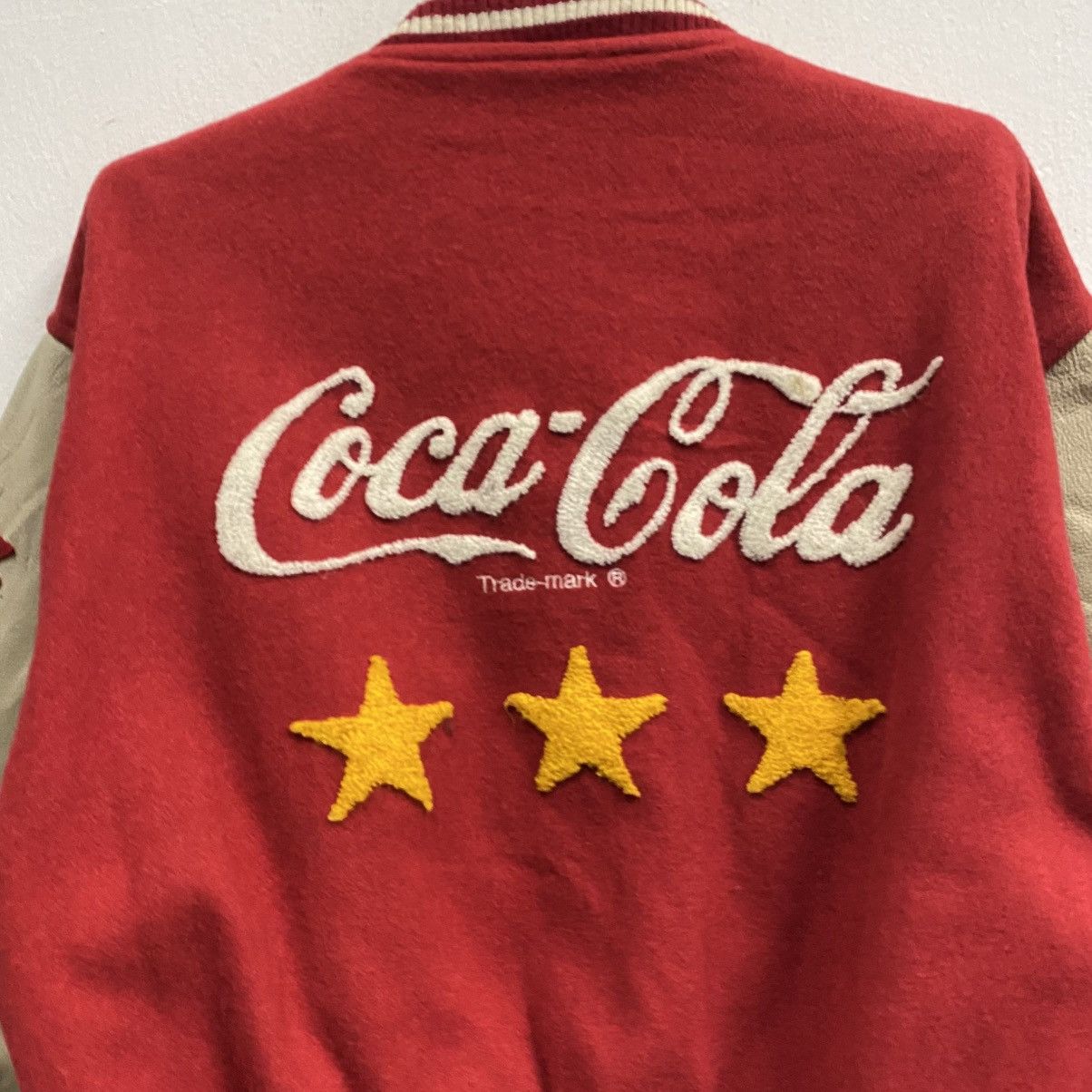 Coca Cola Vintage Coca-Cola 'GA Atlanta' Wool Leather Varsity Jacket Size US S / EU 44-46 / 1 - 13 Thumbnail