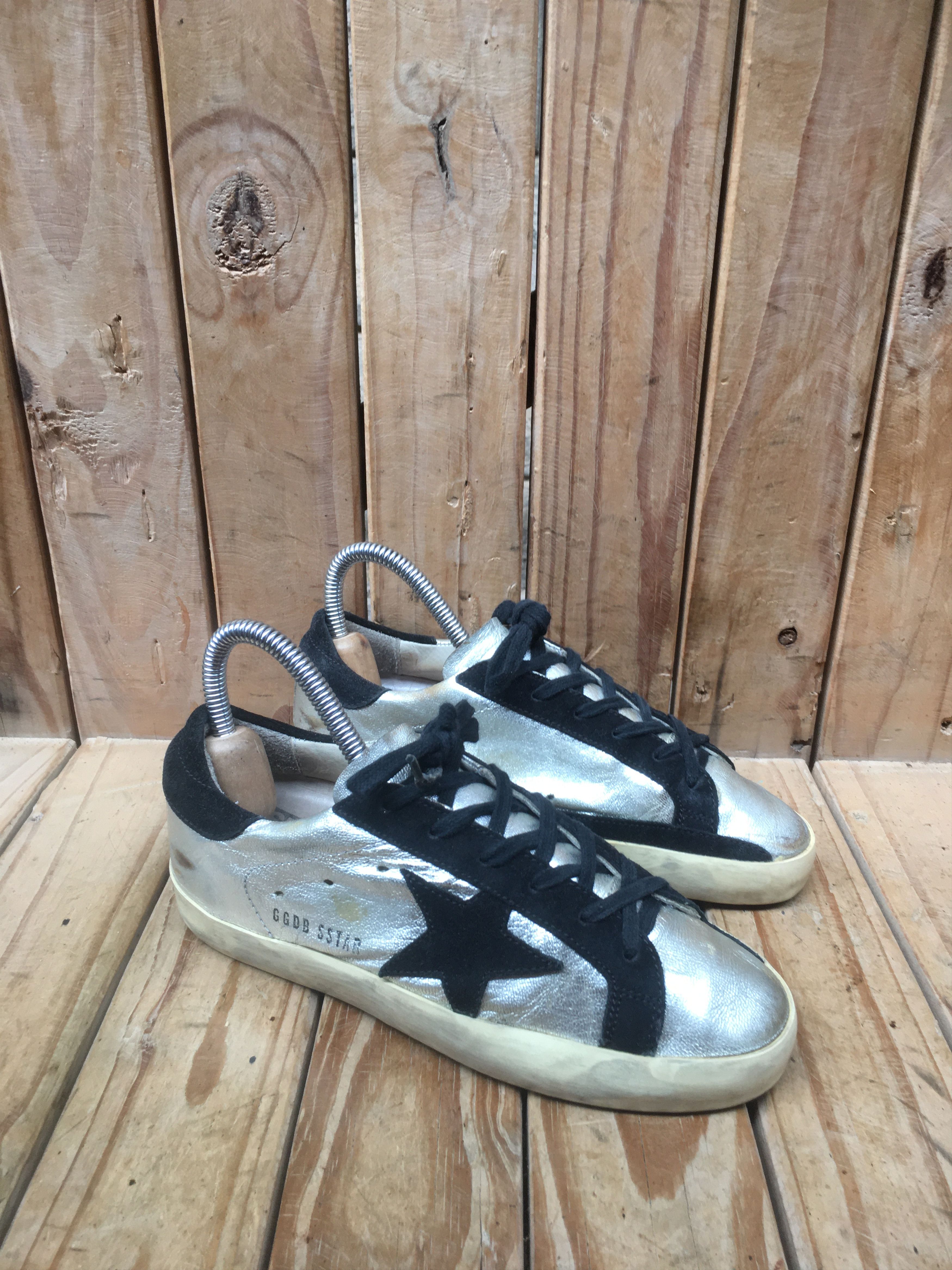 Golden Goose Golden Goose silver patent sneakers size UK 35 Size US 5 / IT 35 - 6 Thumbnail