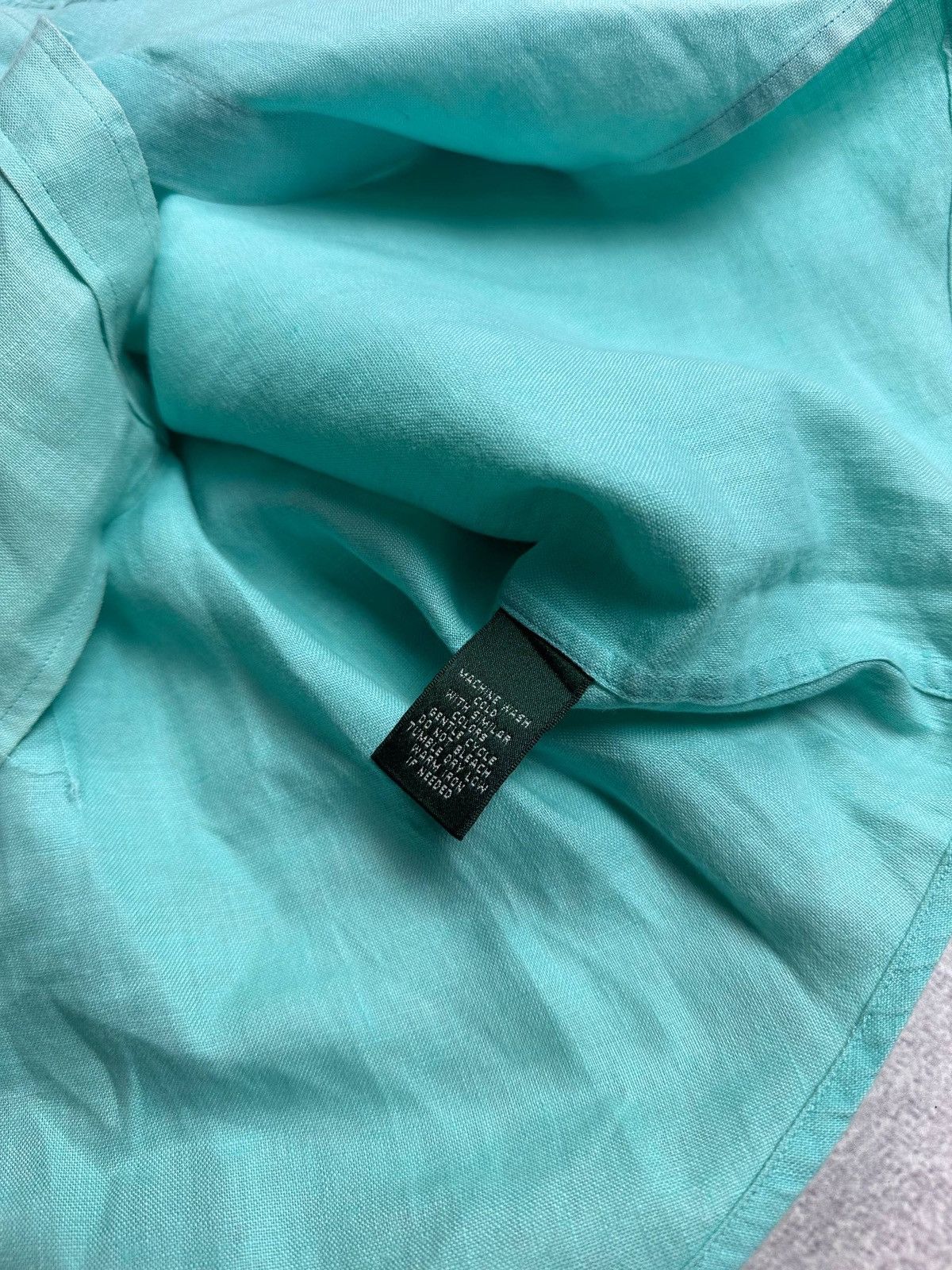 Polo Ralph Lauren Vintage 90s Polo Ralph Lauren Linen Shirt XL Size US XL / EU 56 / 4 - 8 Thumbnail