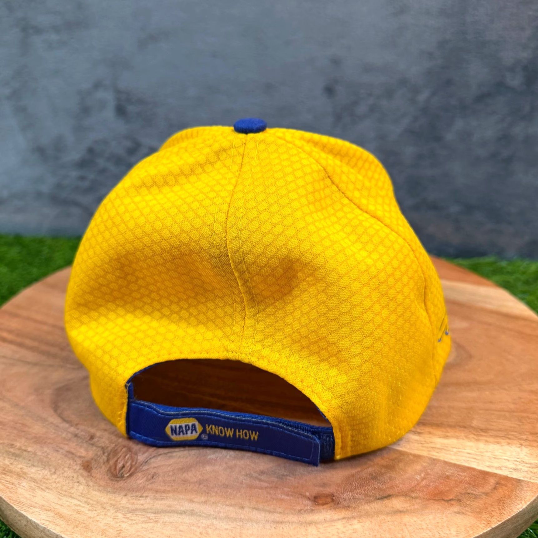 NASCAR NASCAR Hat Baseball Cap Mens Chase Elliott 9 NAPA Racing Blue Yellow Adjustable Twill Hook and Loop Multicolor Size ONE SIZE - 4 Thumbnail
