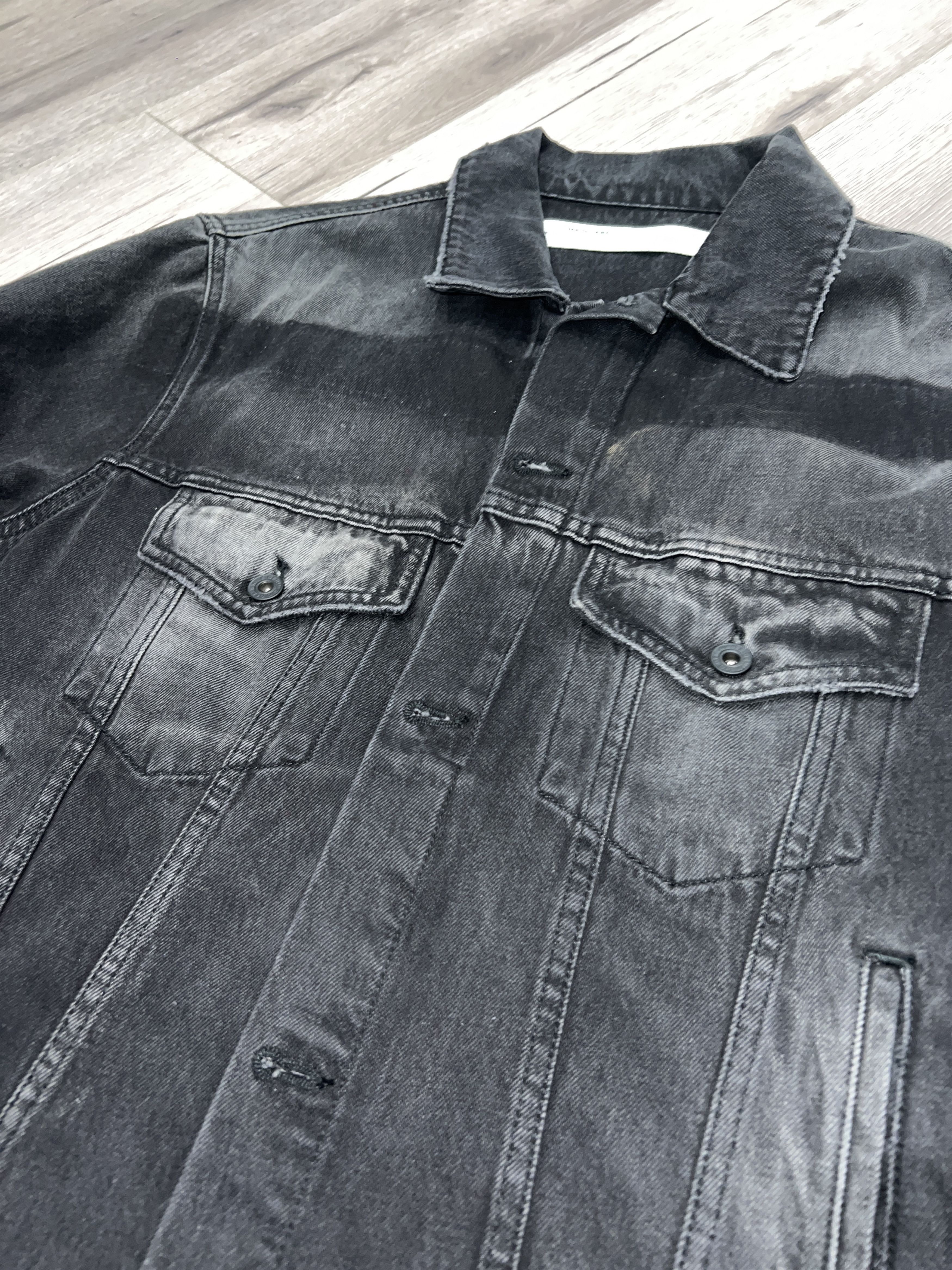 Designer × Off-White c/o Virgil Abloh 2019 Impressionism Denim Jacket Size US XXL / EU 58 / 5 - 2 Thumbnail