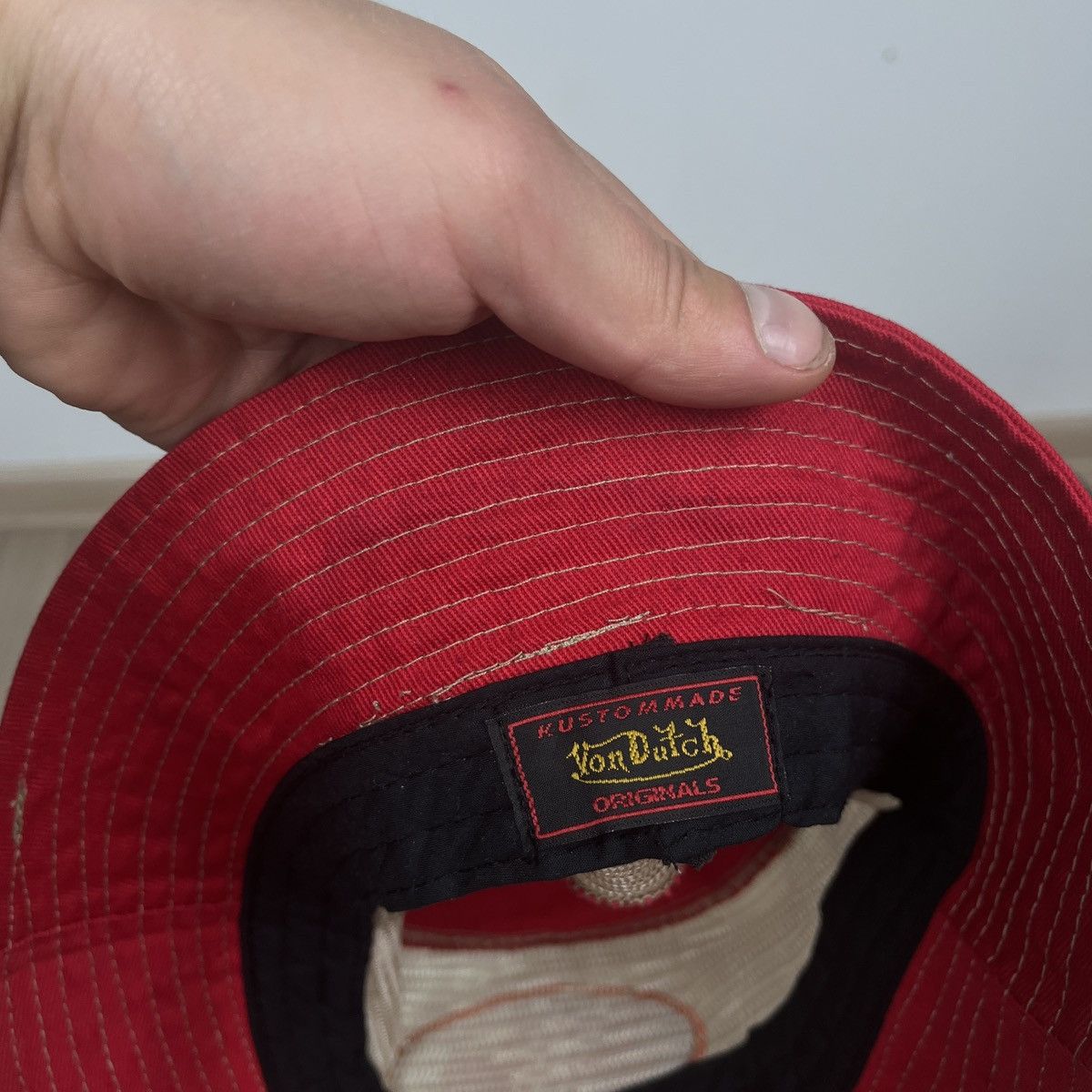 Von Dutch Vintage Von Dutch Bucket Hat retro Size ONE SIZE - 2 Thumbnail