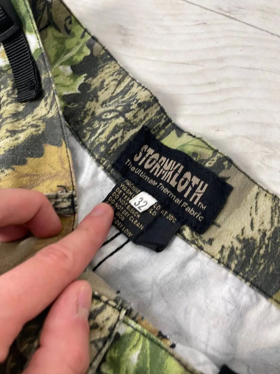 Vintage Vintage Stormkloth Realtree Camo Cargo Pants Military Army Size US 32 / EU 48 - 17 Thumbnail
