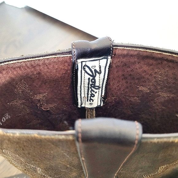 Genuine Leather Zodiac Leather/Suede Embroidered Cowboy Boot Classic Size US 10.5 / IT 40.5 - 7 Thumbnail