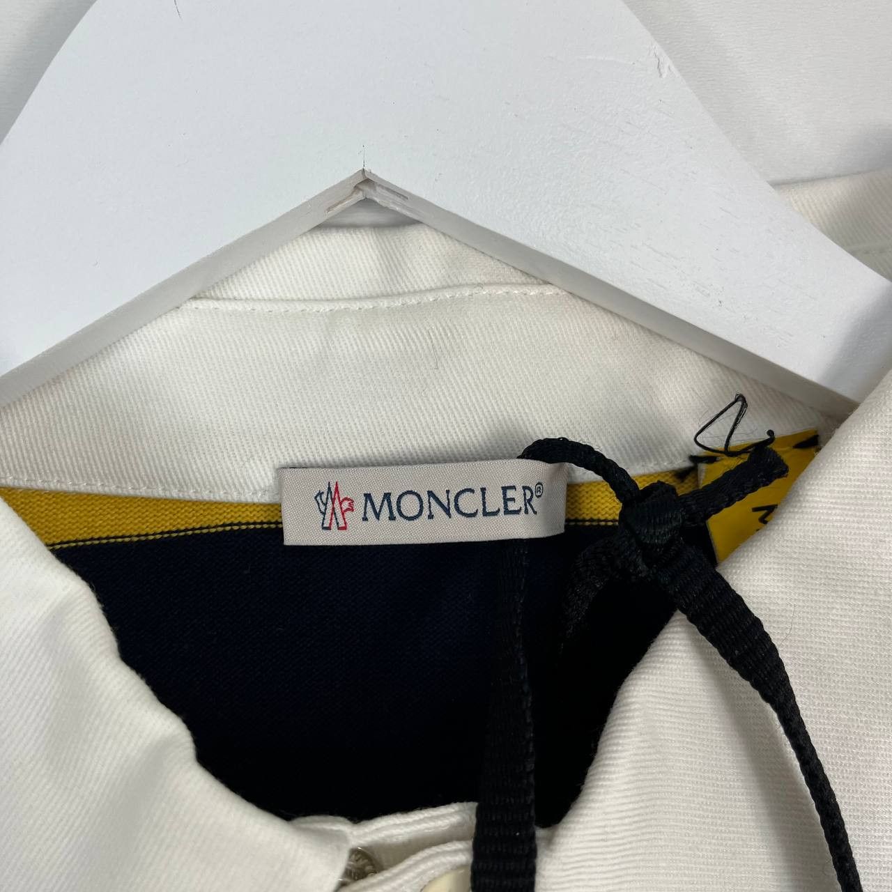 Moncler Moncler x Palm Angels Striped Rugby Polo Shirt Mens L Size US L / EU 52-54 / 3 - 4 Thumbnail