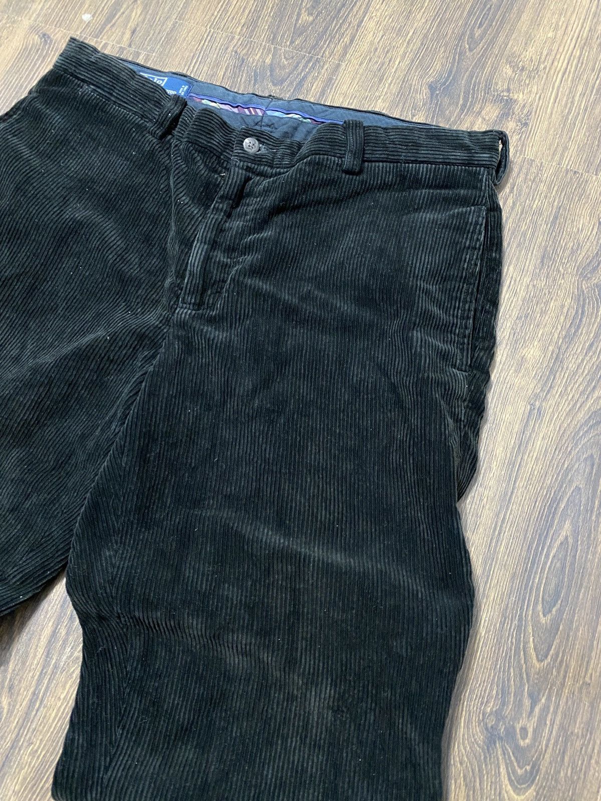 Polo Ralph Lauren Polo Ralph lauren 90s Corduroy velvet pants black Y2k Size US 34 / EU 50 - 6 Thumbnail