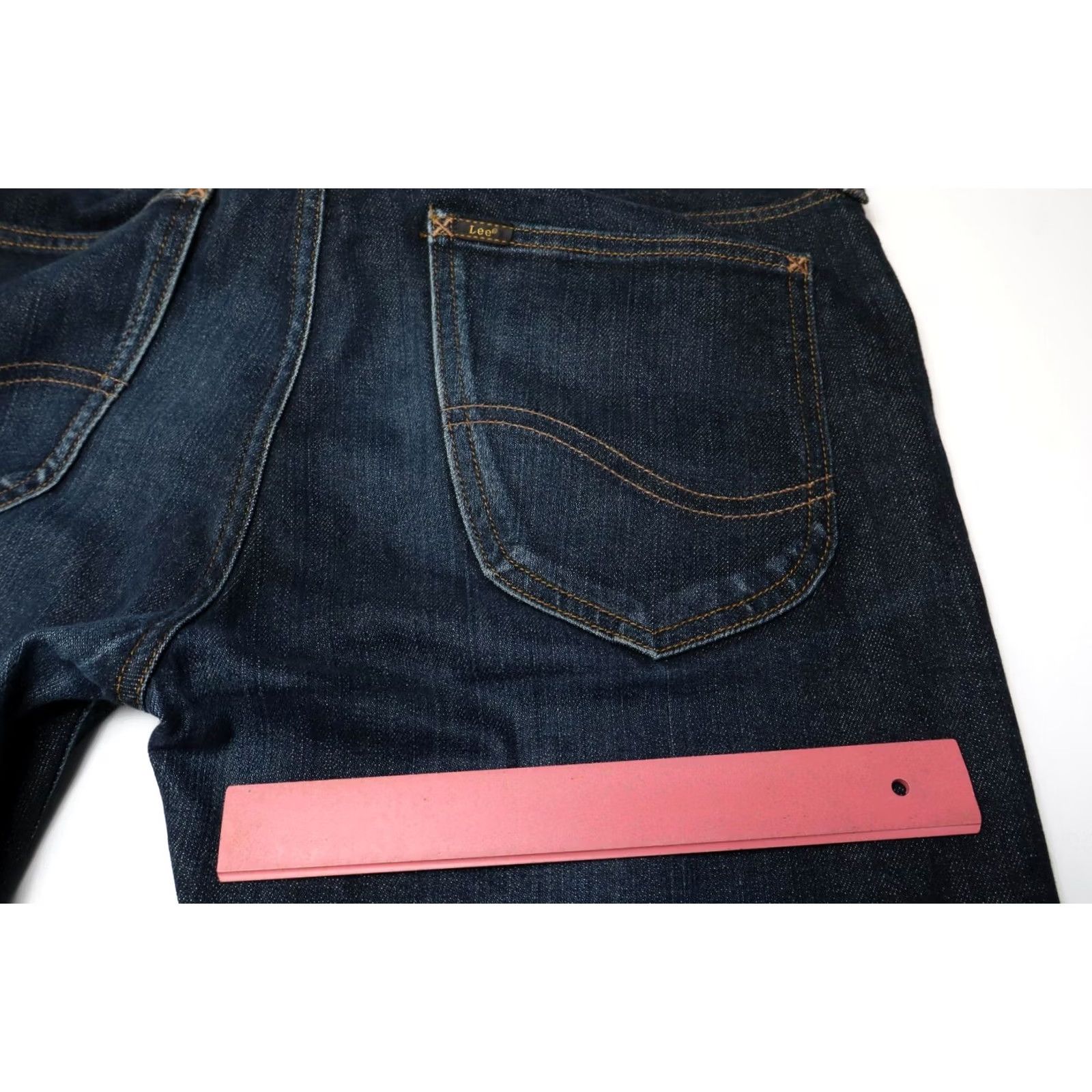 Lee LEE Jeans Luke Men's W32/L32 Slim Fit Stretch Zip Fly Dark Blue Size US 32 / EU 48 - 8 Thumbnail