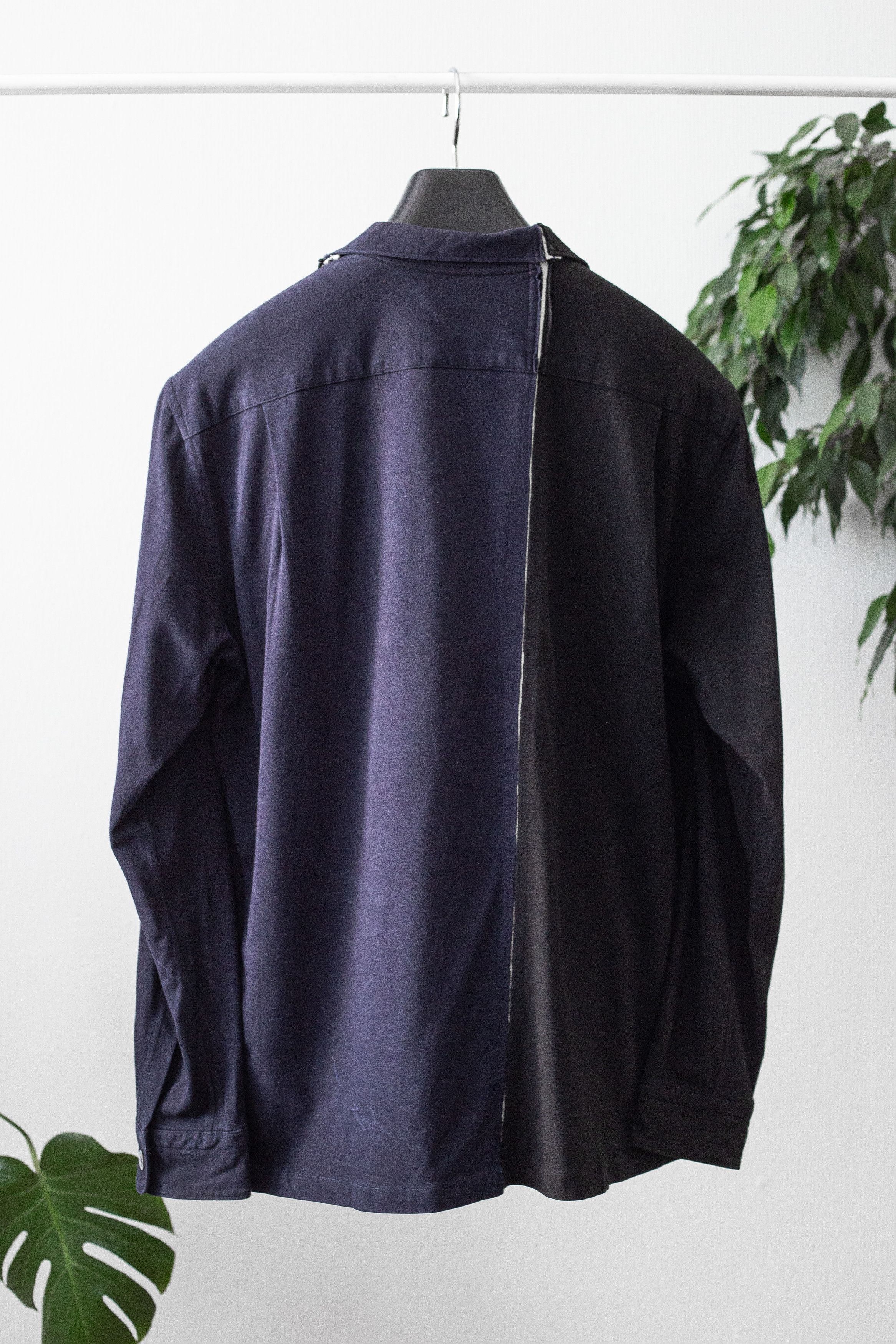 Comme des Garcons Homme 2001SS two-tone design shirt Size US S / EU 44-46 / 1 - 2 Thumbnail