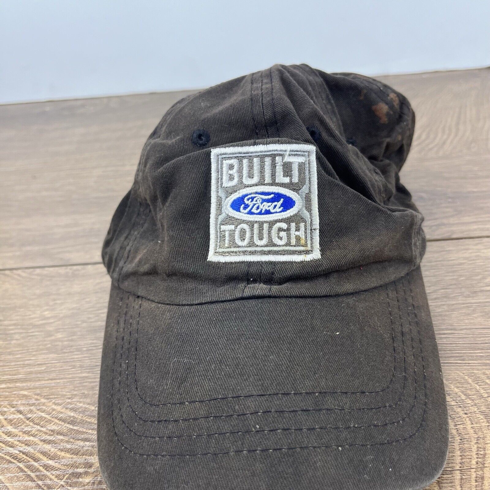 Ford Ford Hat Built Ford Tough Hat Brown Cap Adjustable Brown Adu Size ONE SIZE - 4 Thumbnail