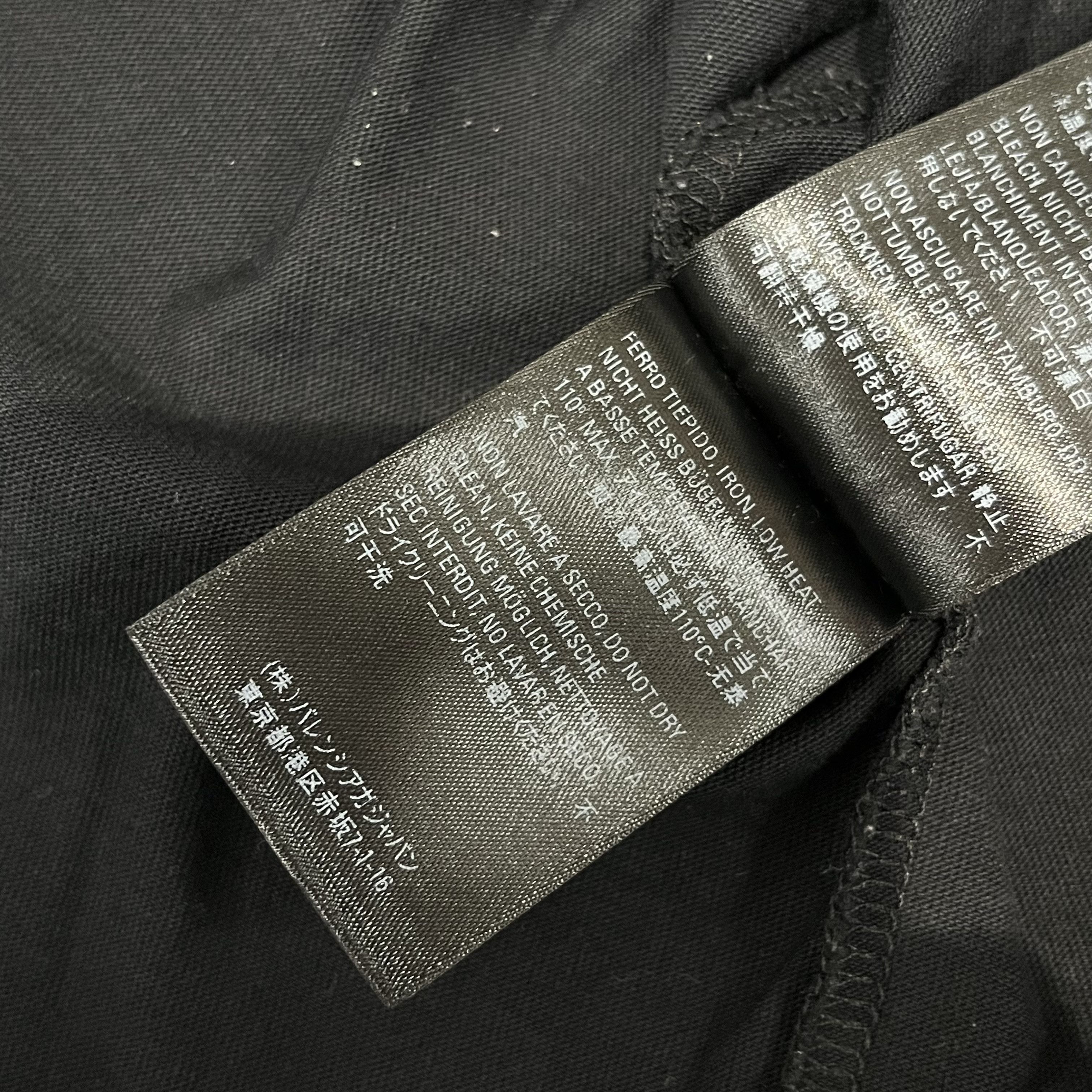 Balenciaga Balenciaga Logo Tee Black Size US M / EU 48-50 / 2 - 7 Thumbnail