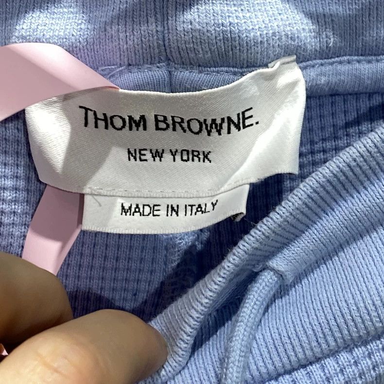 Thom Browne Thom Browne size3 Blue waffle leggings Size US 41 - 3 Thumbnail