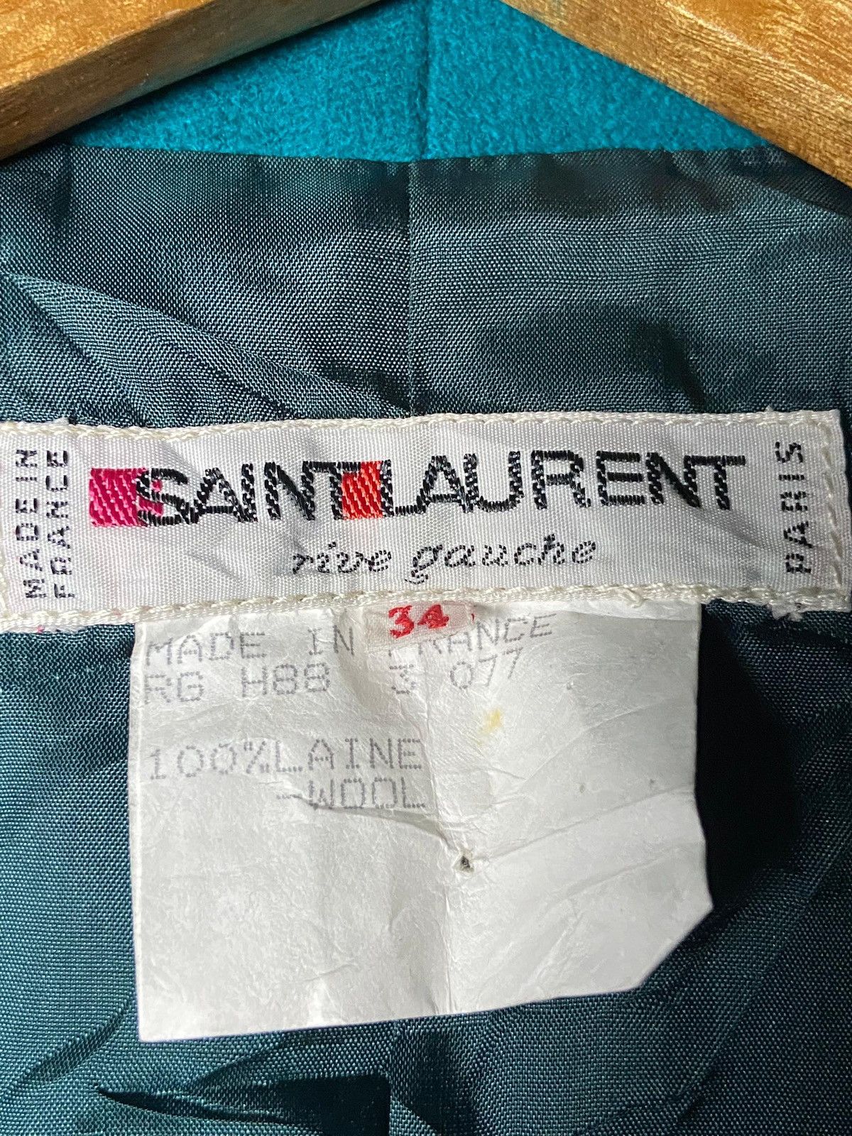 Yves Saint Laurent Yves Saint Laurent Rive Gauche Blazer (141) Size US XXS / EU 40 - 8 Thumbnail