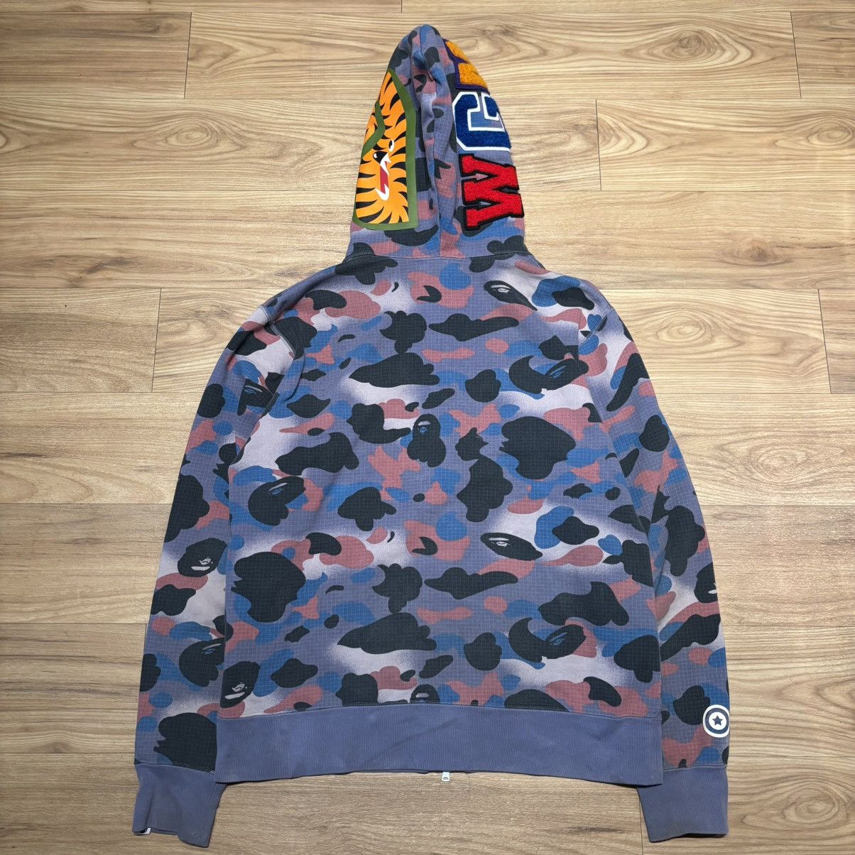 Bape Bape Grid Camo Shark Full-Zip Size US L / EU 52-54 / 3 - 2 Thumbnail