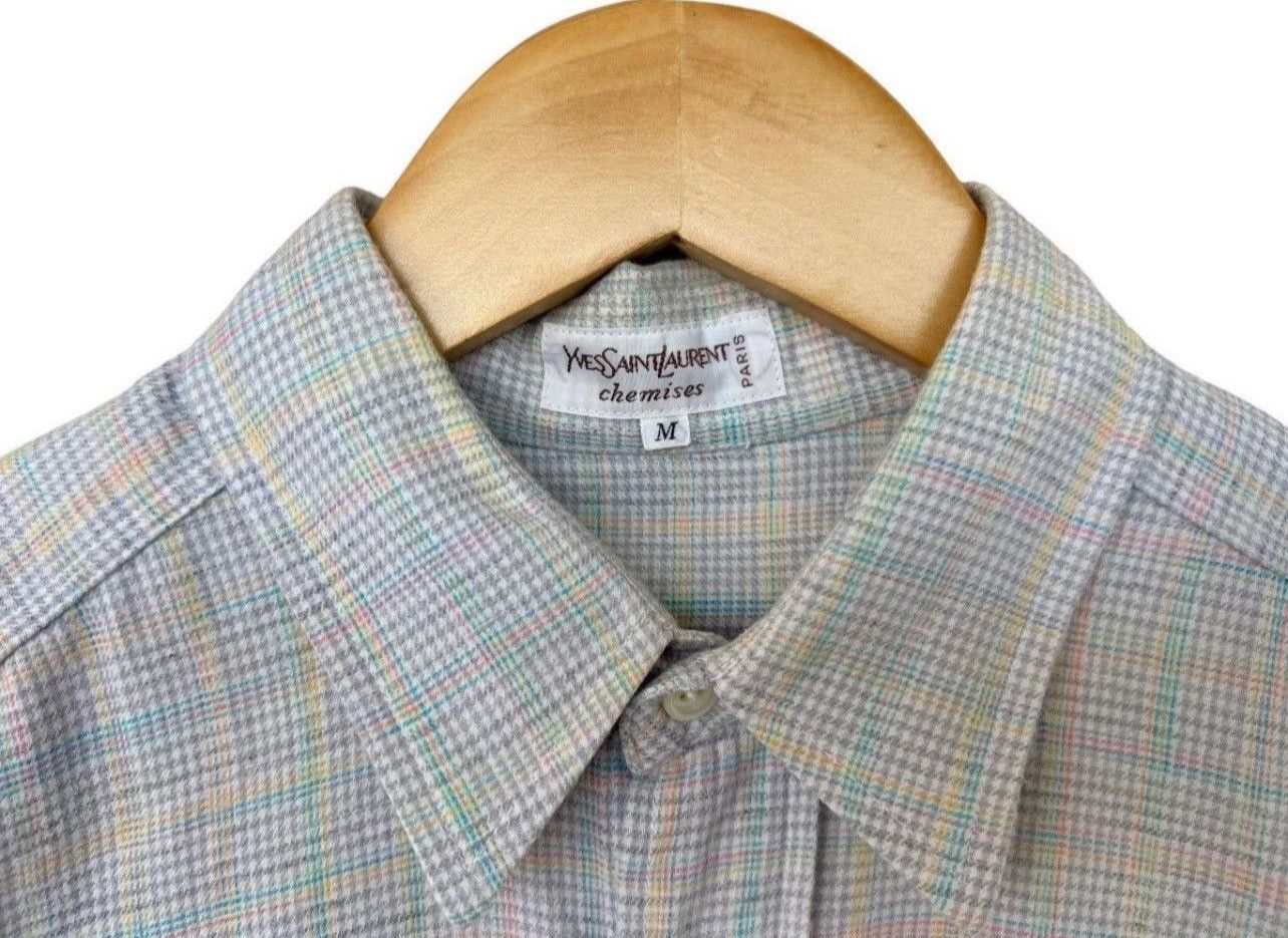 Yves Saint Laurent Vintage 90s Yves Saint Laurent Button Up Double Pocket Shirt Size US L / EU 52-54 / 3 - 6 Thumbnail