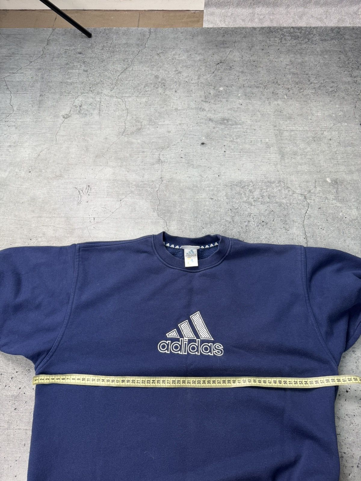 Adidas Adidas Big Logo Vintage Baggy Sweatshirt Size US L / EU 52-54 / 3 - 8 Thumbnail