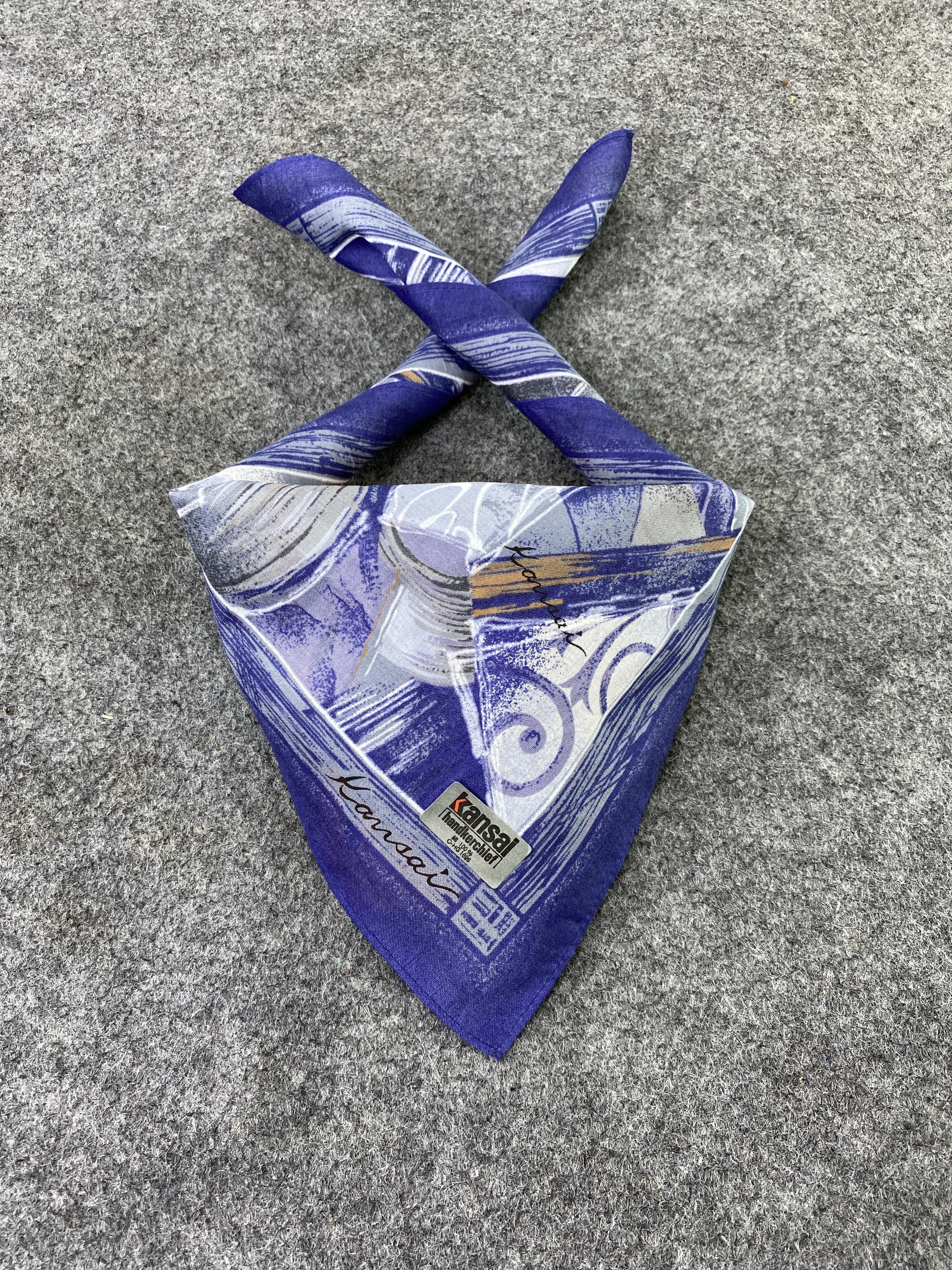Japanese Brand Kansai Yamamoto Handkerchief / Bandana / Neckerchief-B452 Size ONE SIZE - 2 Thumbnail