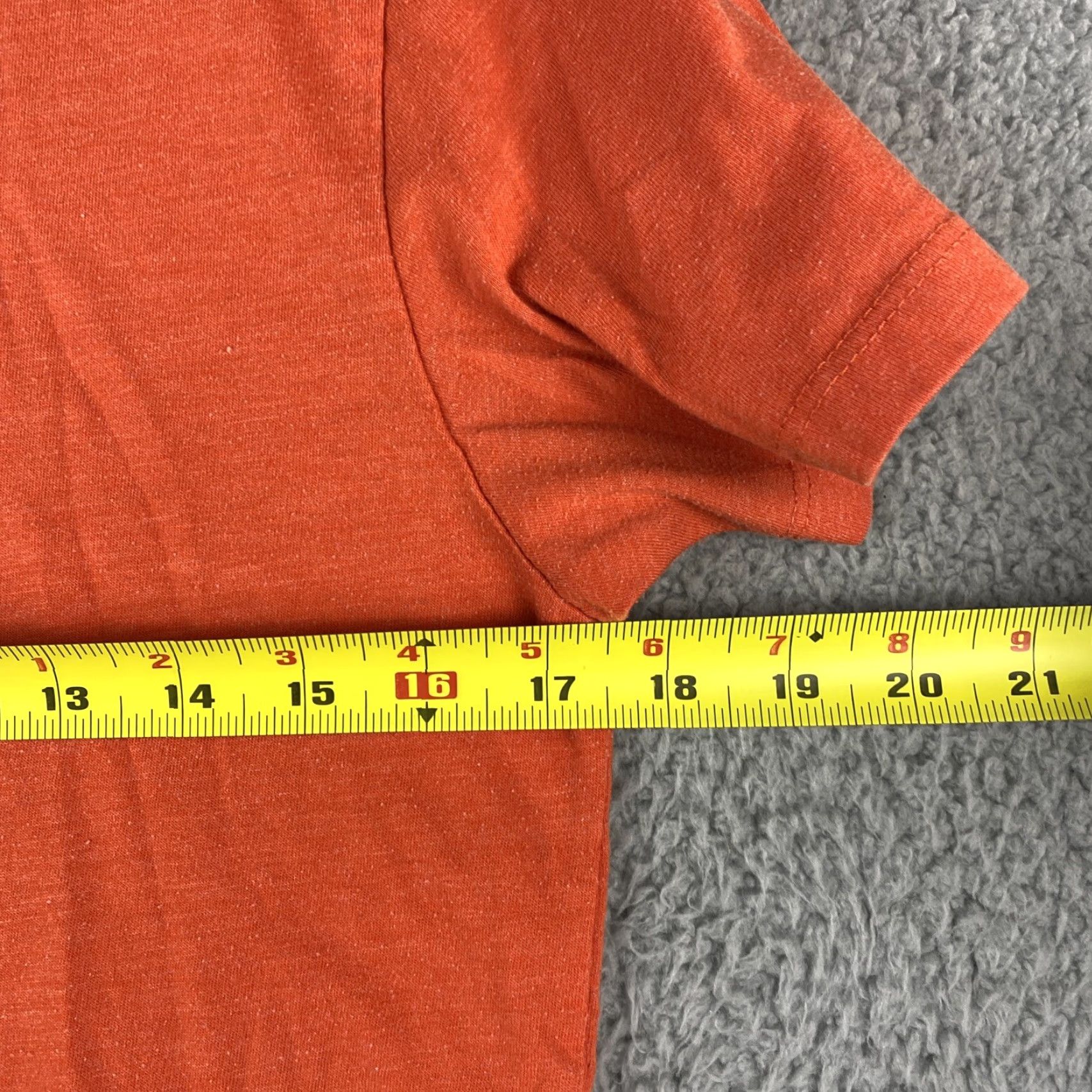 Old Navy Old Navy T-Shirt Women Orange Short Sleeve V-Neck 100% Cotton Size M Adult Womens Basic Shirt 47-24 Size M / US 6-8 / IT 42-44 - 6 Thumbnail