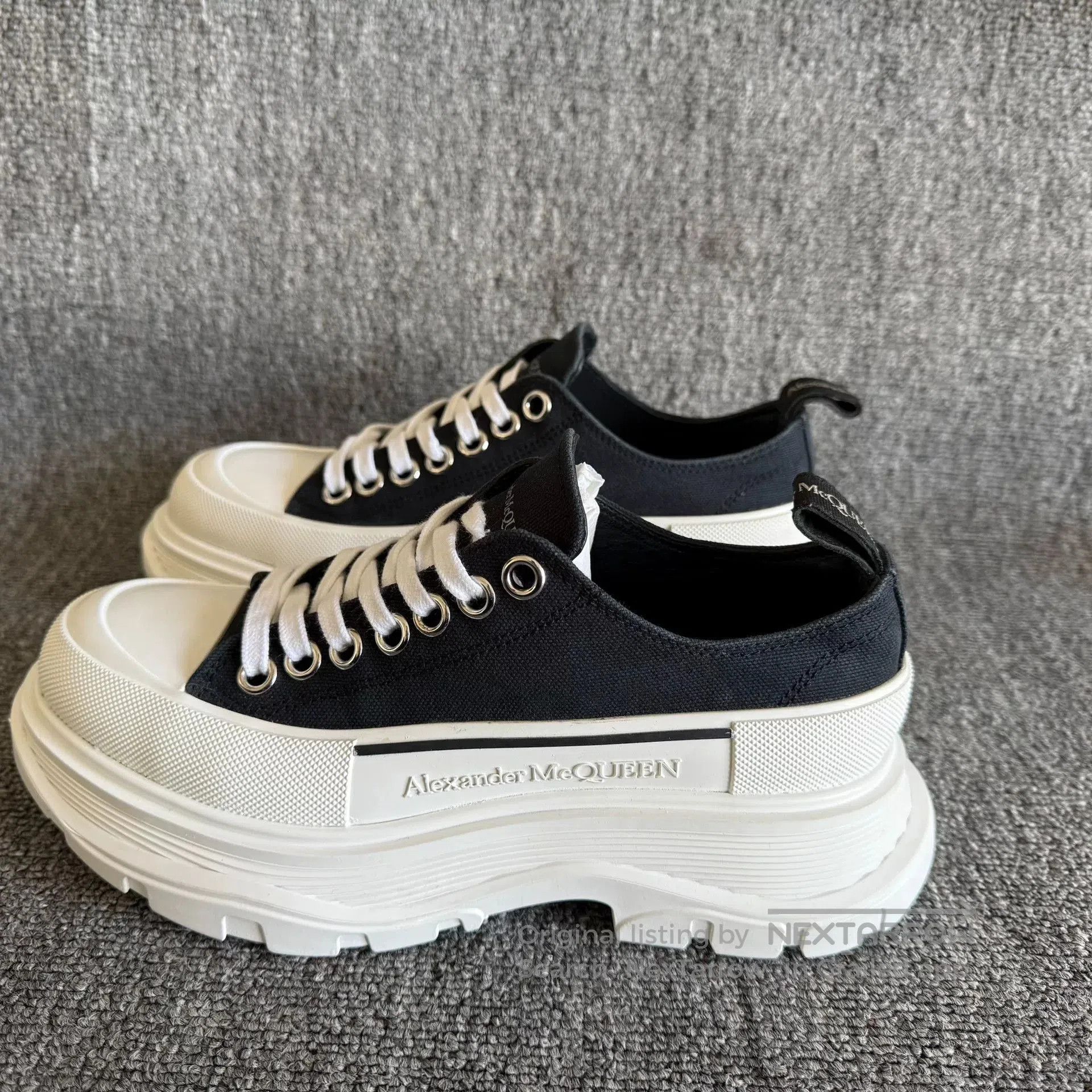 Alexander McQueen Alexander McQueen Platform Canvas Shoes 37. Size US 6 / IT 36 - 1 Thumbnail