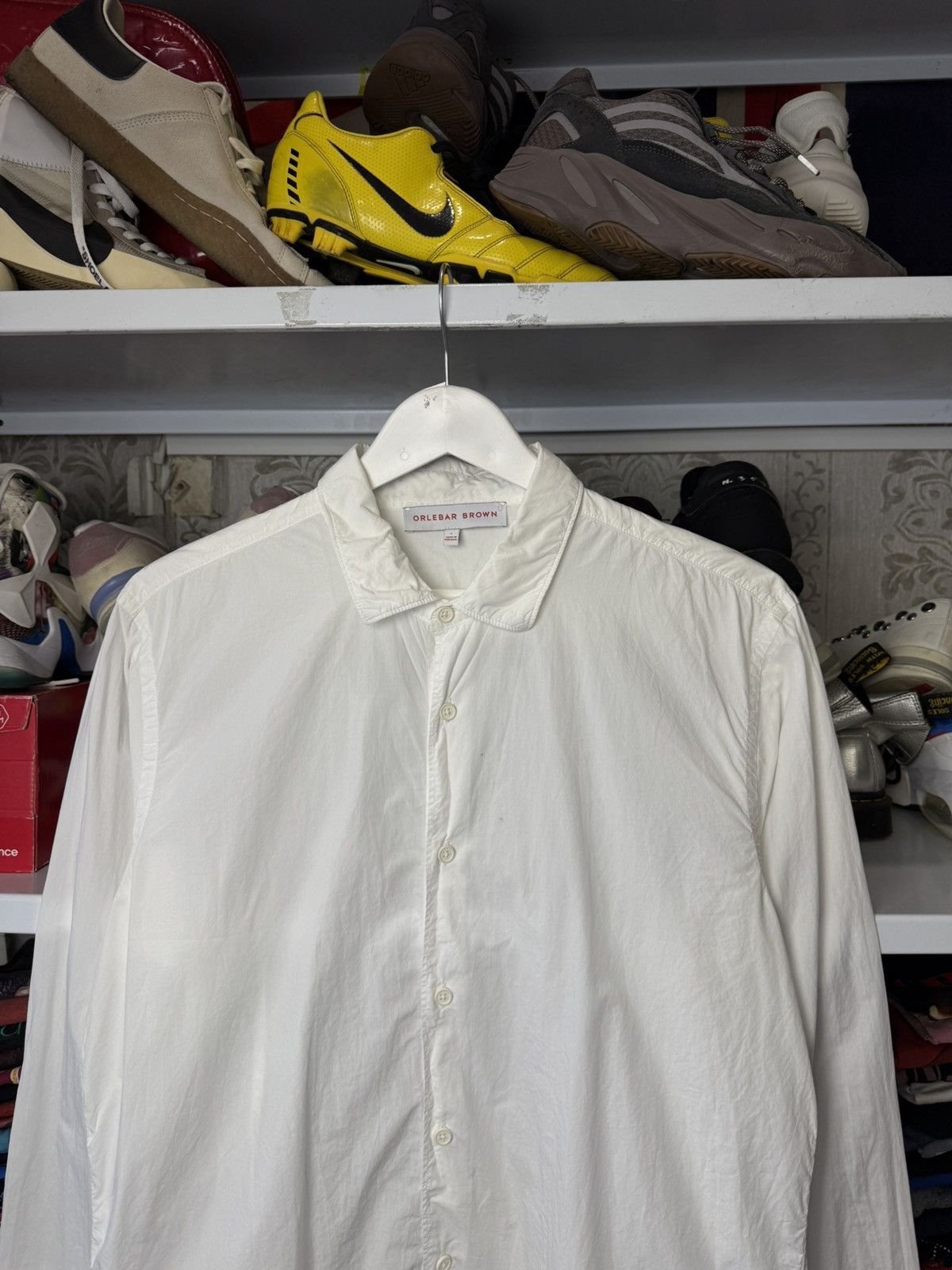 Orlebar Brown Orlebar Brown White Shirt Old Money Size US L / EU 52-54 / 3 - 19 Thumbnail