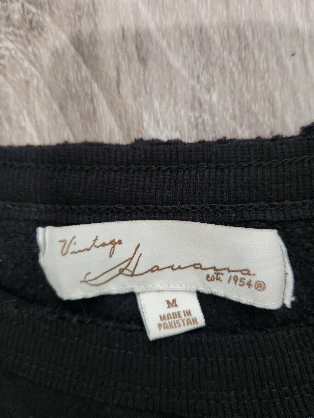 Designer Vintage Havana Sweater Medium Black Skulls Puffy sleeve Size M / US 6-8 / IT 42-44 - 2 Thumbnail