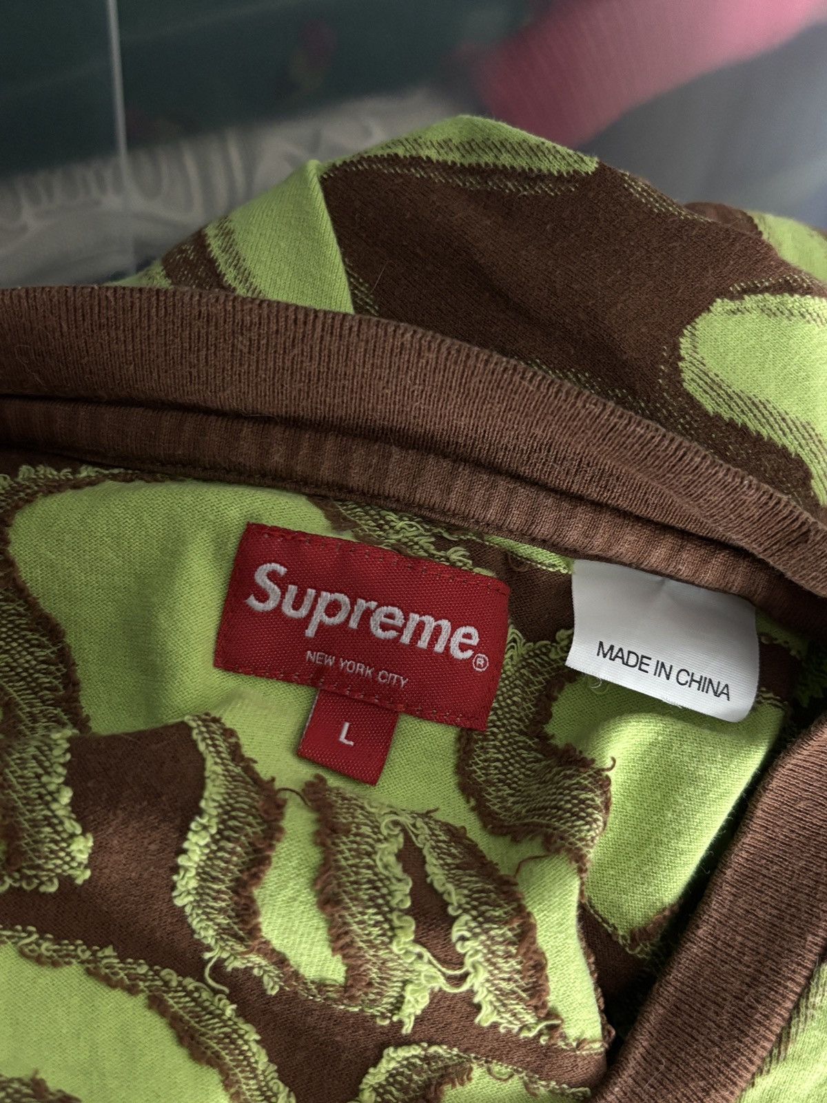 Supreme Supreme Stacked Intarsia Print Rare Crazy Oversized Tee Size US L / EU 52-54 / 3 - 5 Thumbnail
