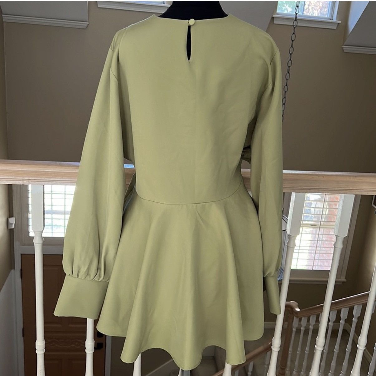 Other Refka Pistachio Green Peplum Blouse Size 12 New With Tags Size XL / US 12-14 / IT 48-50 - 4 Thumbnail