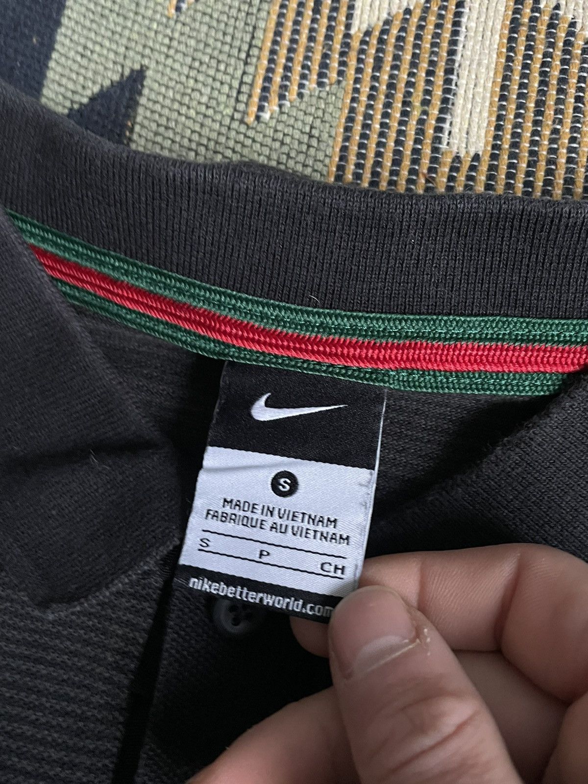 Nike Vintage Nike Portugal Blockcore Soccer Jersey Polo Size US S / EU 44-46 / 1 - 6 Thumbnail