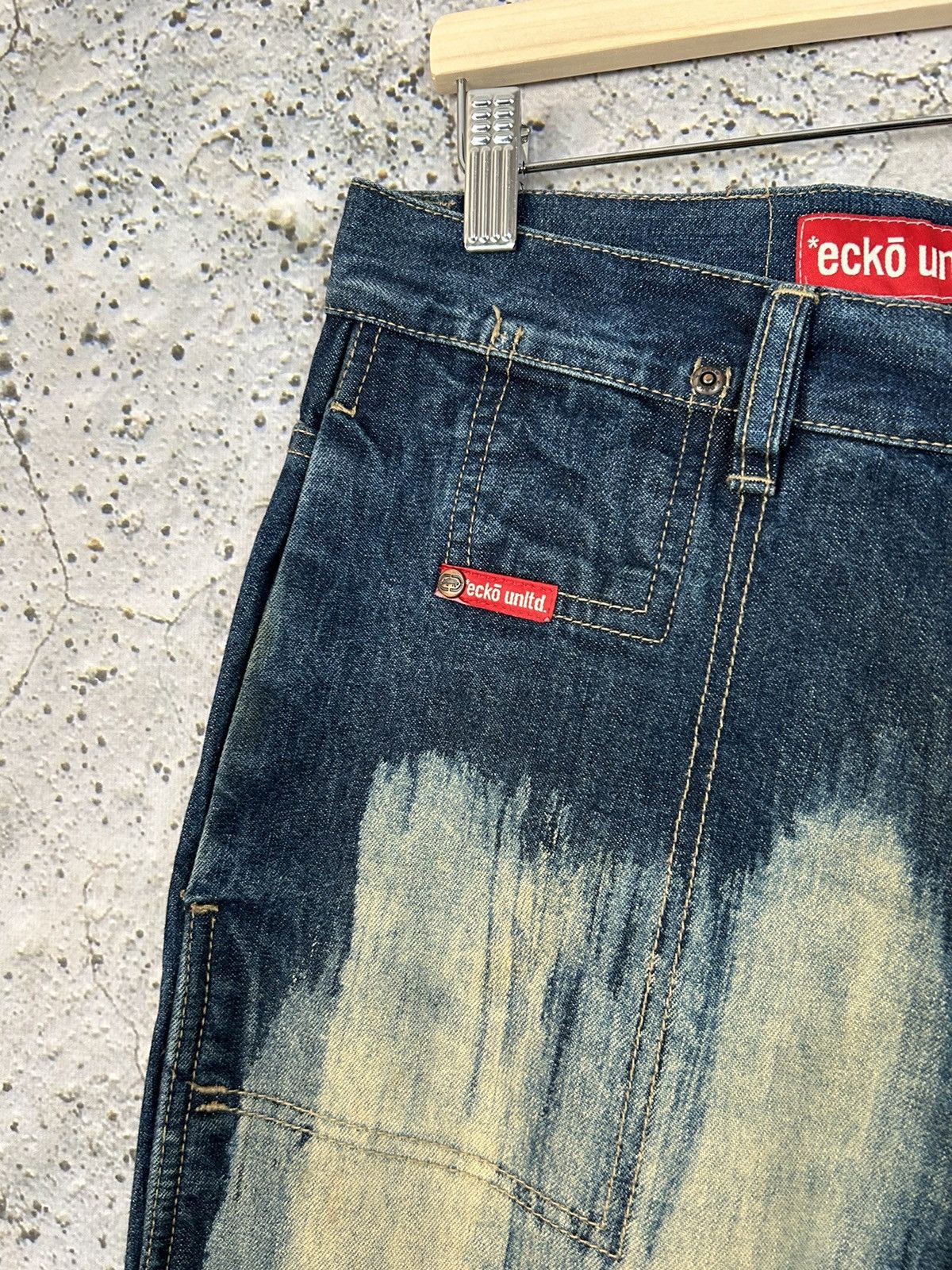 Ecko Unltd. Vintage Ecko Unltd Baggy Denim Jeans Wide Legs Rap Drill Y2K Size US 32 / EU 48 - 5 Thumbnail