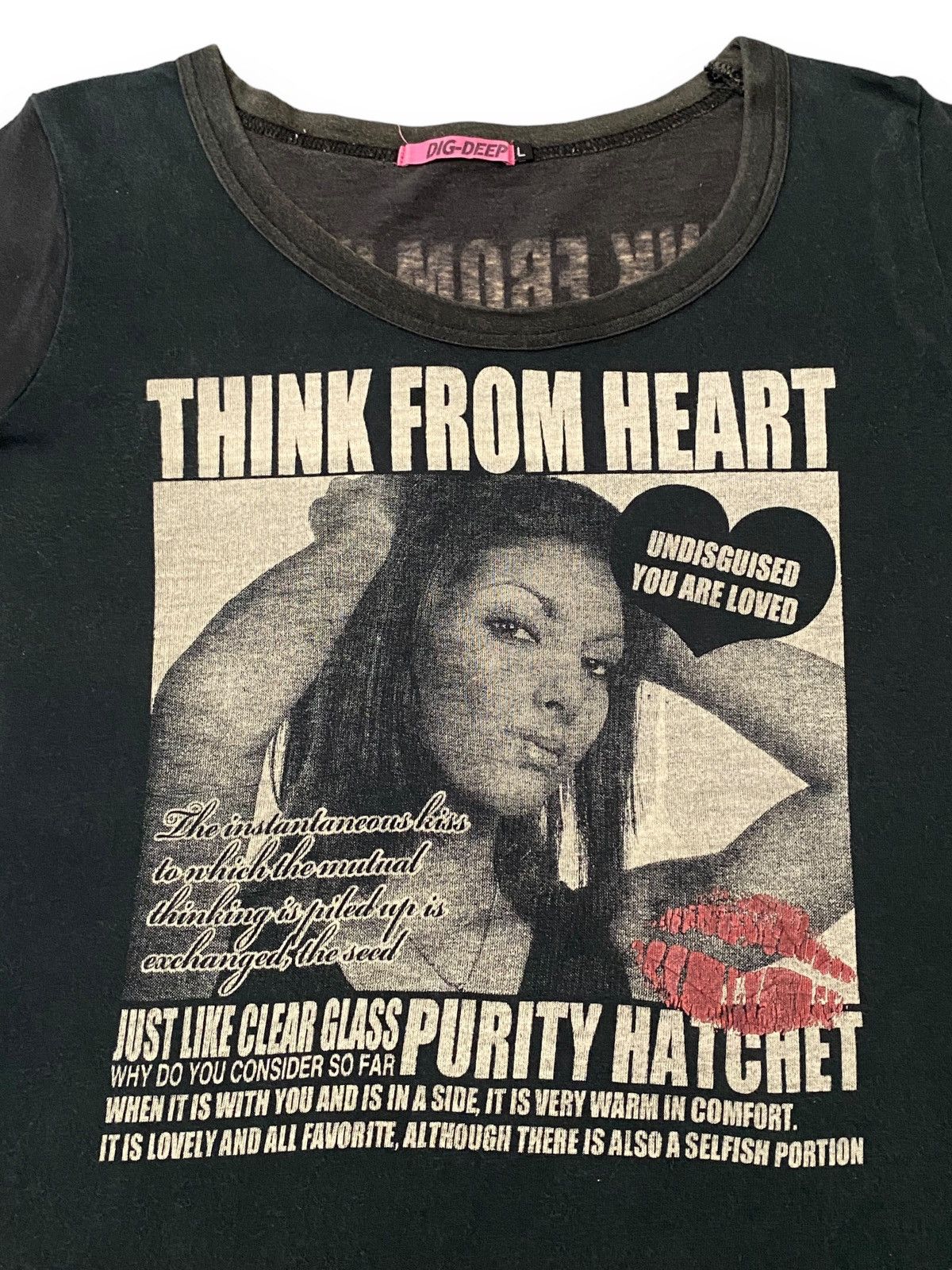 Hysteric Glamour × Japanese Brand Japan DIG-DEEP Sexy Girl Think From Heart Inspired Hysteric Size L / US 10 / IT 46 - 3 Thumbnail