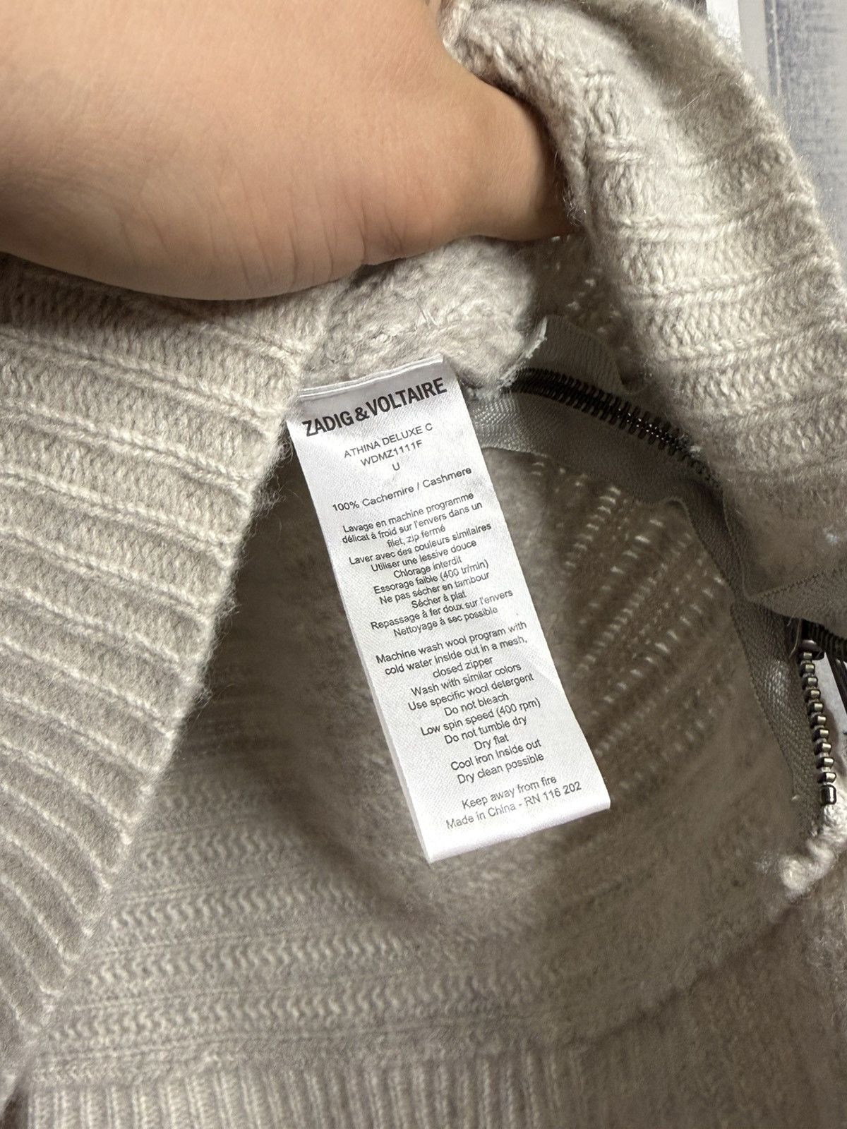 Zadig & Voltaire Zadig&Voltaire Deluxe 100%Cashmere knit sweater Size M / US 6-8 / IT 42-44 - 10 Thumbnail