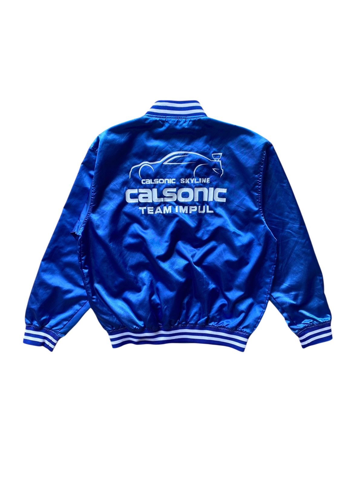 Sports Specialties Toyota Calsonic skyline team button nylon jacket Size US M / EU 48-50 / 2 - 1 Thumbnail