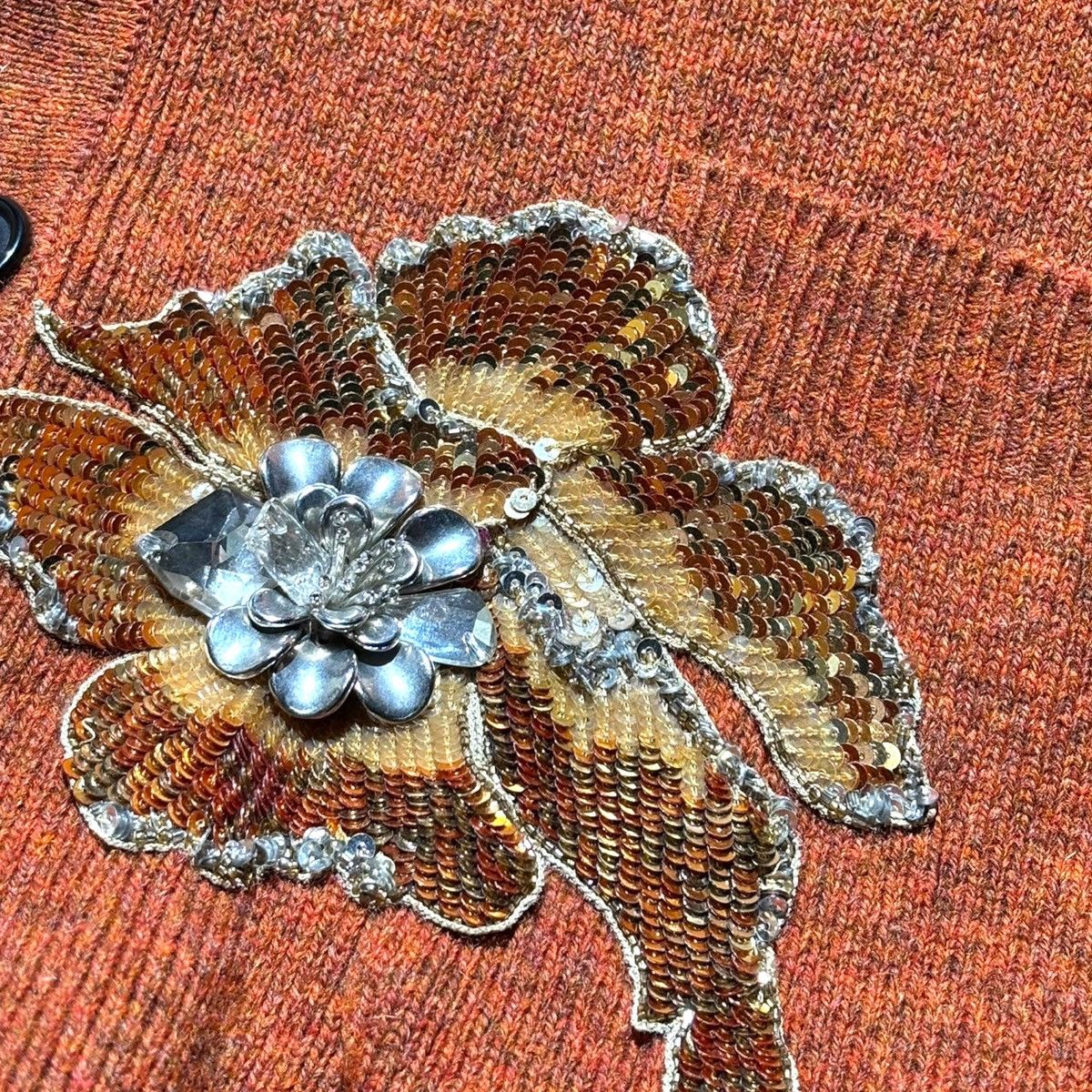 Faith Connexion $2,650 oversized Runway crystal embellished wool cardigan Size US XS / EU 42 / 0 - 4 Thumbnail
