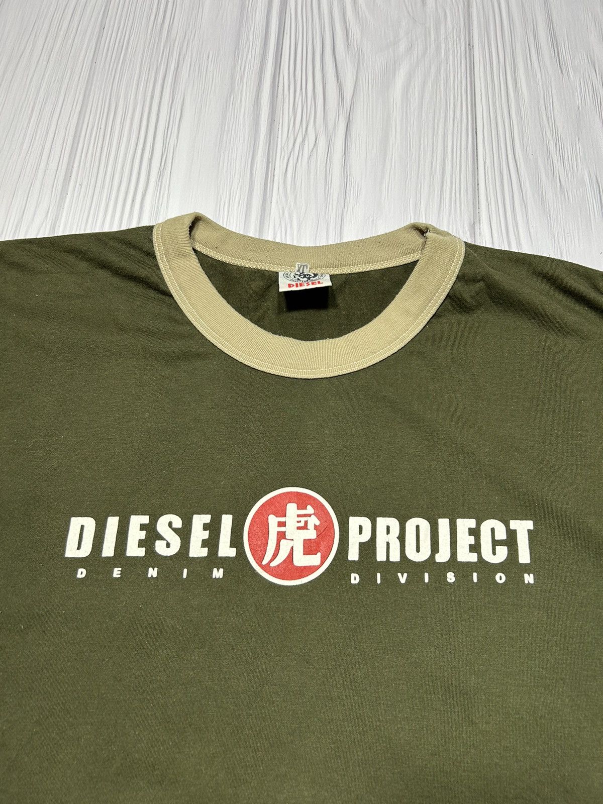 Diesel 🇯🇵 Vintage 90s Diesel Project Japan Big logo t-shirt Rare Size US XL / EU 56 / 4 - 5 Thumbnail