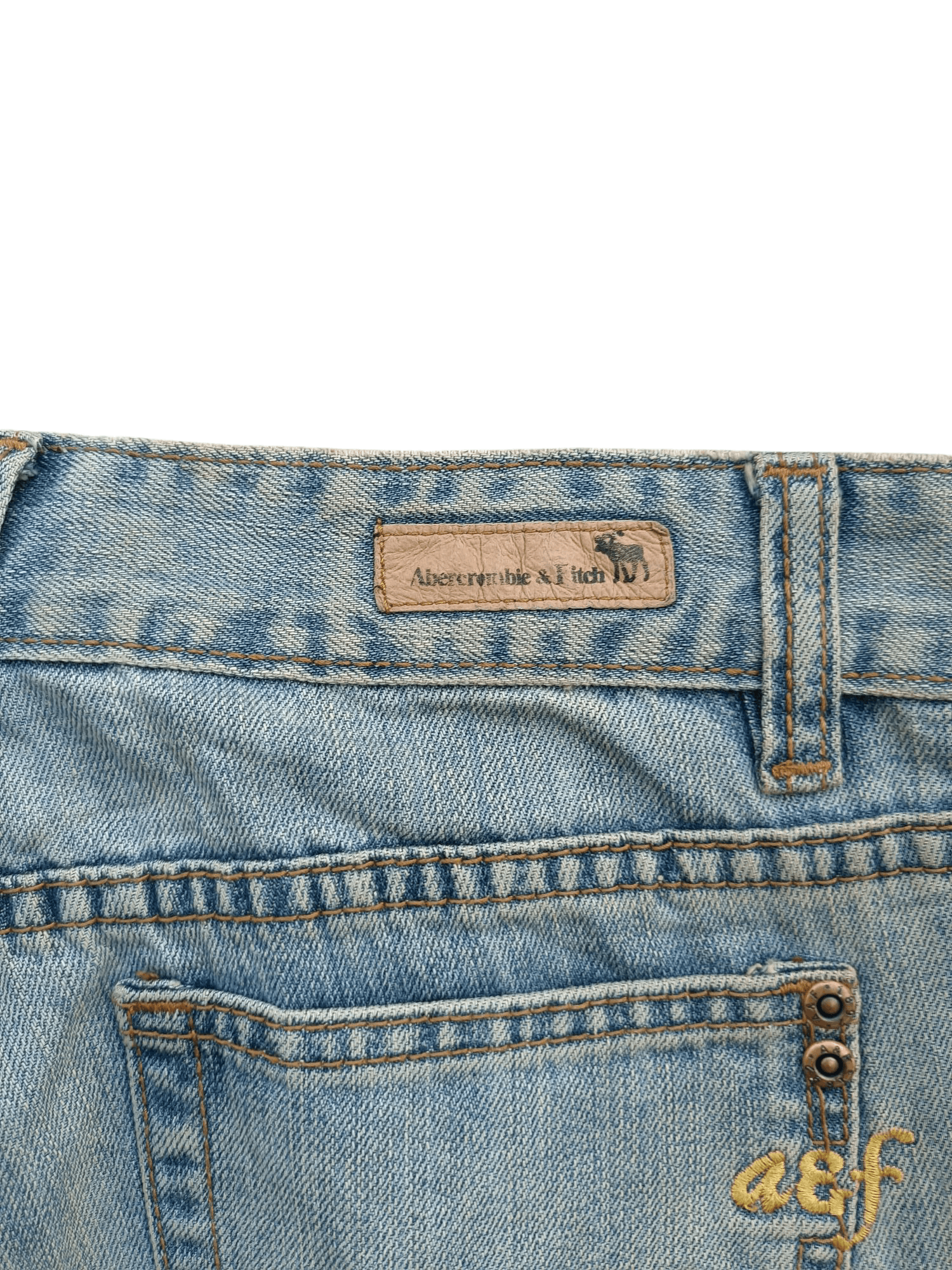 Abercrombie & Fitch FLARED Abercrombie & Fitch Distressed Embroidery Denim E218 Size US 30 / EU 46 - 17 Thumbnail