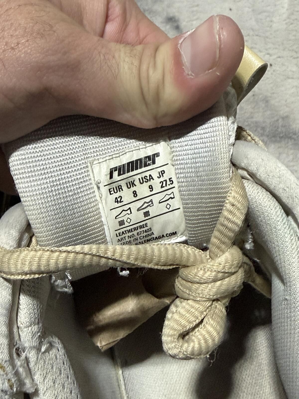 Balenciaga Balenciaga Runner Tan Beige Black - Sz 9US Size US 9 / EU 42 - 7 Thumbnail