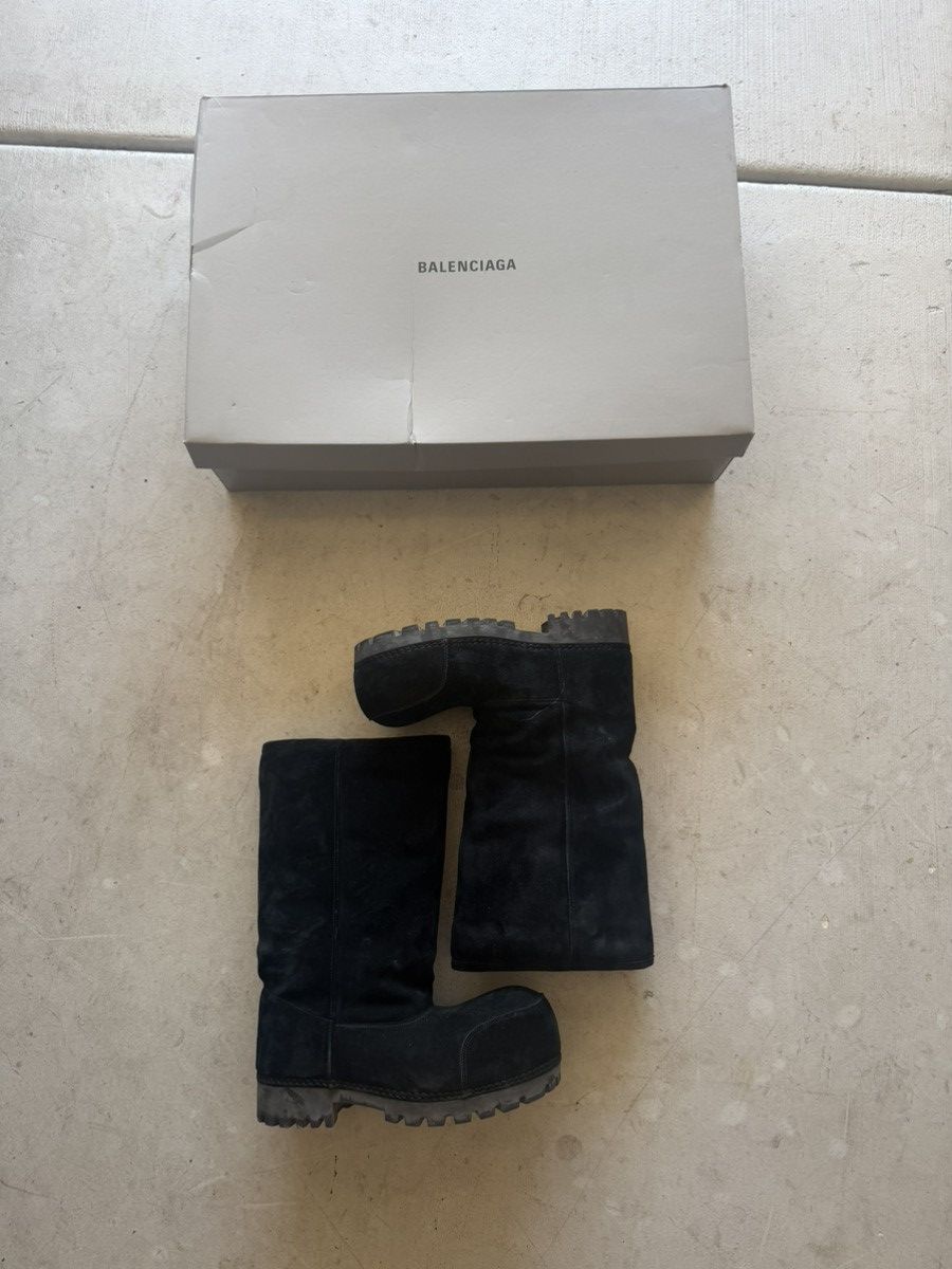 Balenciaga Balenciaga Black Hightop LA Alaska Boot Size US 10 / EU 43 - 2 Thumbnail