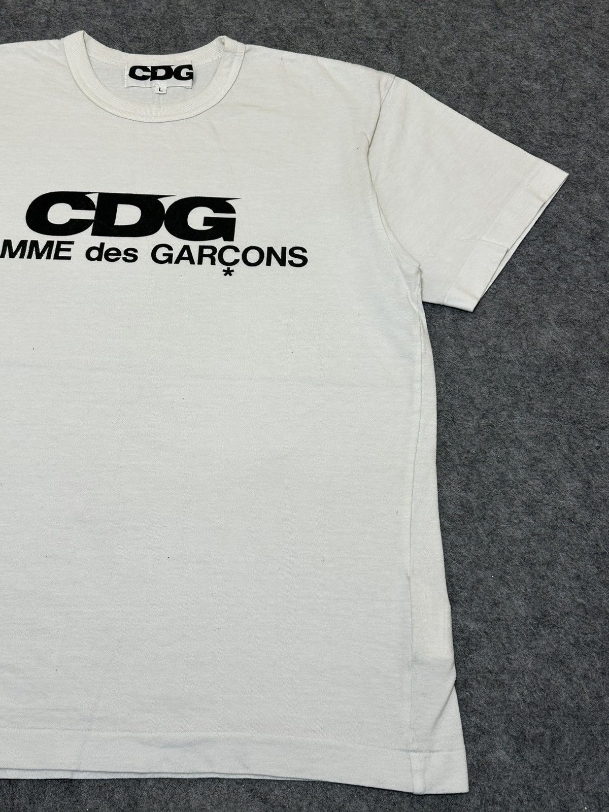 CDG by Comme des Garcons Comme des Garçons CDG white t-shirt. Size US L / EU 52-54 / 3 - 4 Thumbnail