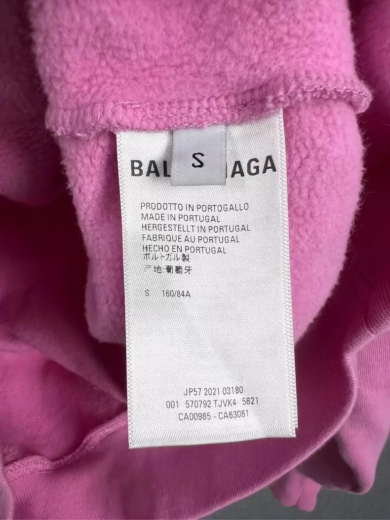Balenciaga Balenciaga Pink WFP Hoodie 2504-Nextarrow Size US S / EU 44-46 / 1 - 5 Thumbnail