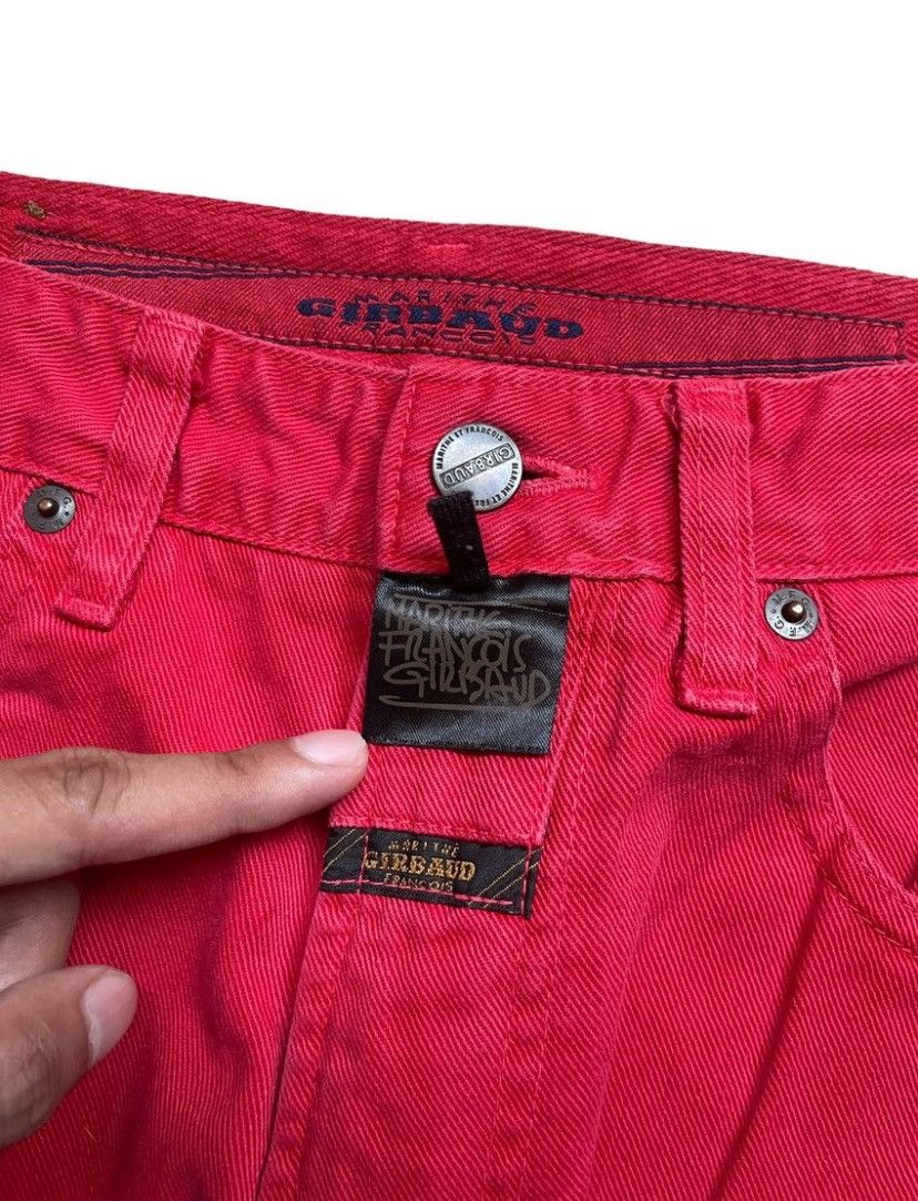 Marithe + Francois Girbaud Marithe Francois Girbaud Red Denim Jeans Size US 29 - 4 Thumbnail