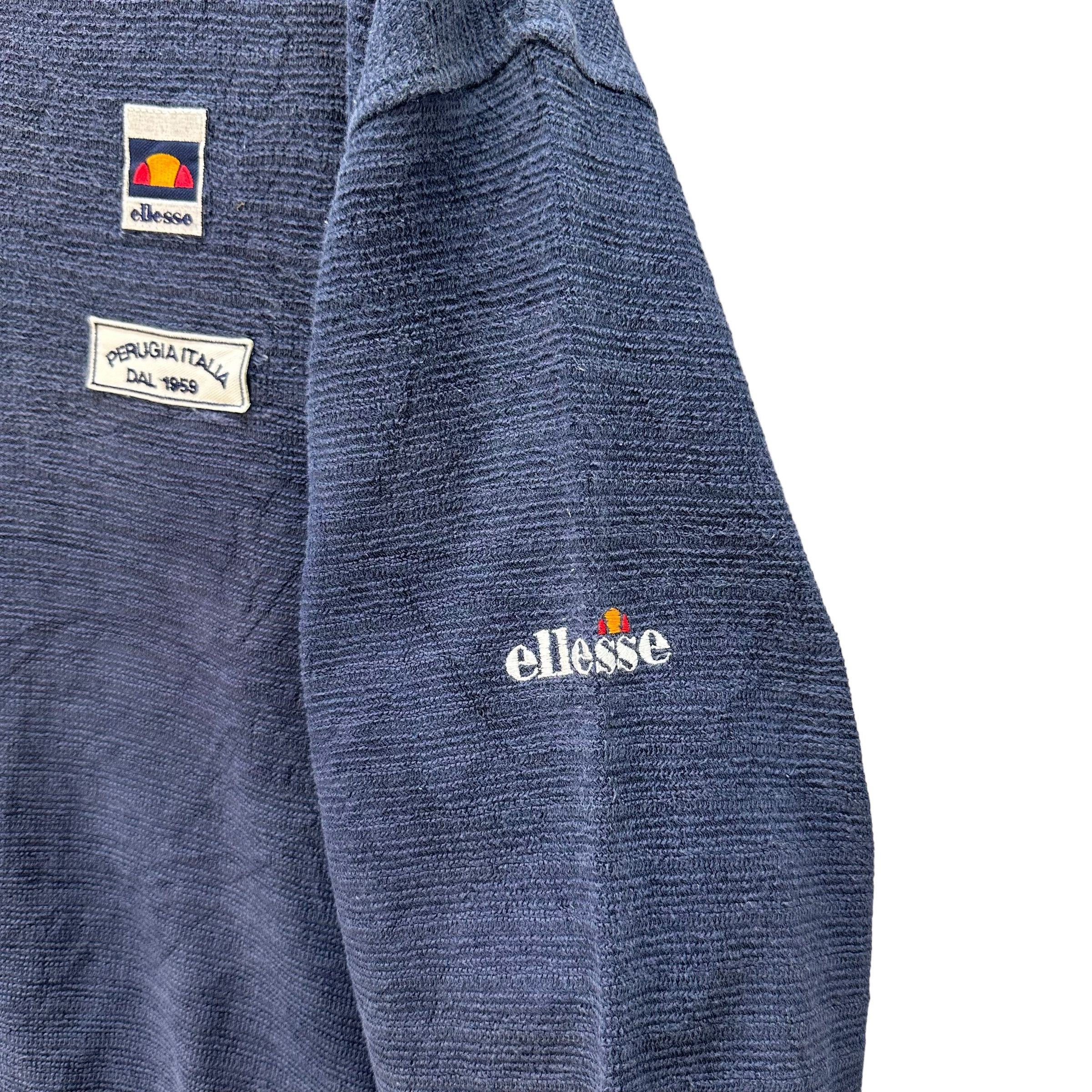 Ellesse Ellesse Embroidery Small Logo V Neck Sweatshirts #9127-60 Size US S / EU 44-46 / 1 - 7 Thumbnail