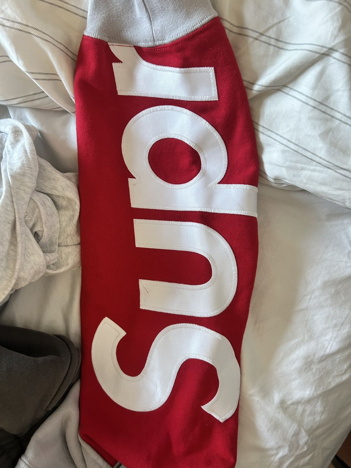 Supreme Supreme cropped panels hoodie Size US L / EU 52-54 / 3 - 6 Thumbnail