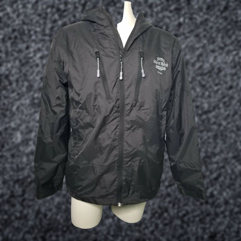 Hard Rock Cafe Hard Rock Hoodie Mens L Black Seminole Hotels & Casino Tampa FL Employee Windbreaker Jacket Size US L / EU 52-54 / 3 - 1 Thumbnail