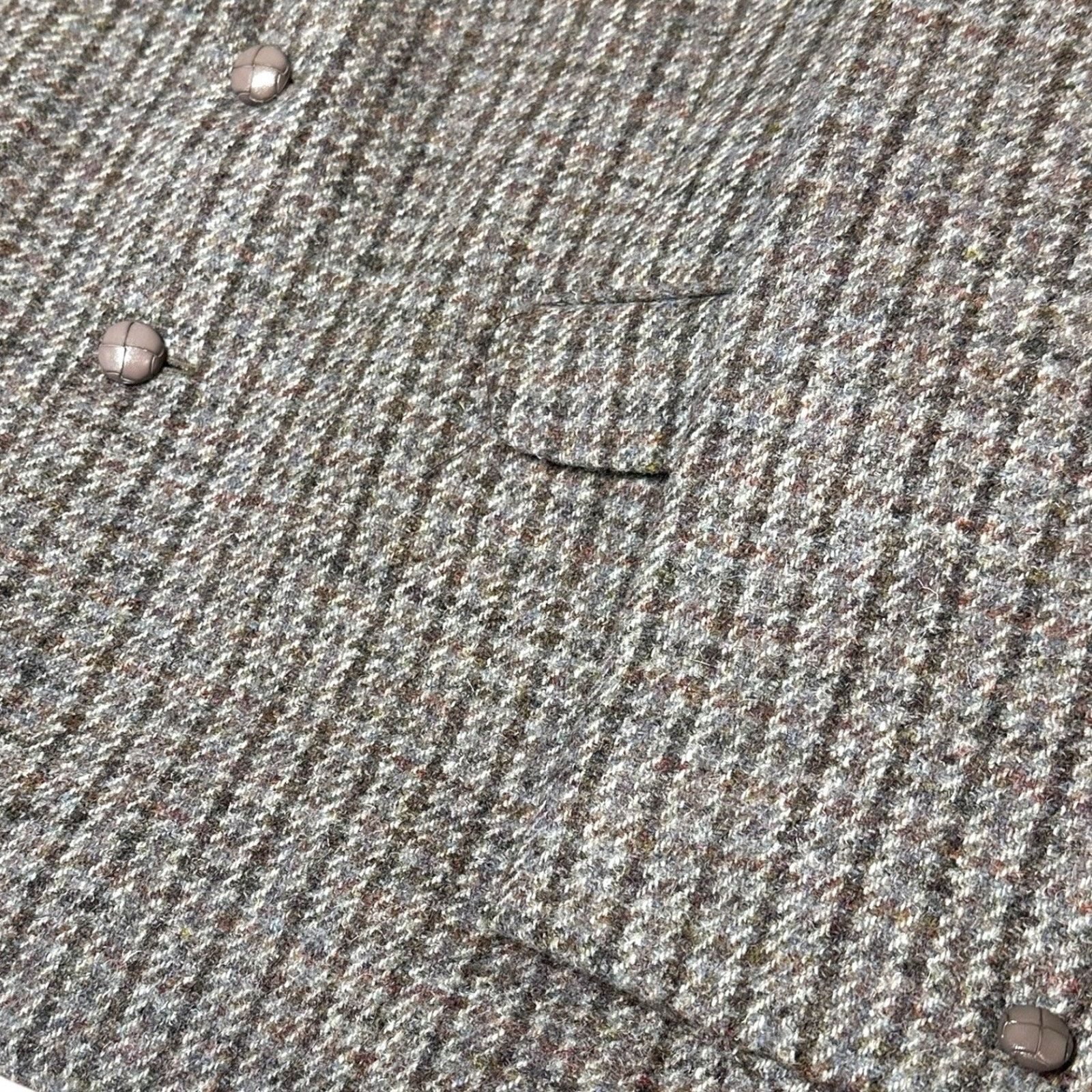 Other Dunn & Co Harris Tweed Sport Coat Blazer 46R Brown Plaid Size 46R - 5 Thumbnail