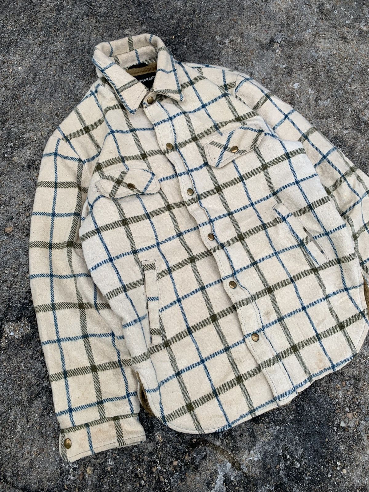 Towncraft VINTAGE TOWNCRAFT PENNEYS WOOL SHERPA FUR LINED PLAID JACKET Size US L / EU 52-54 / 3 - 2 Thumbnail